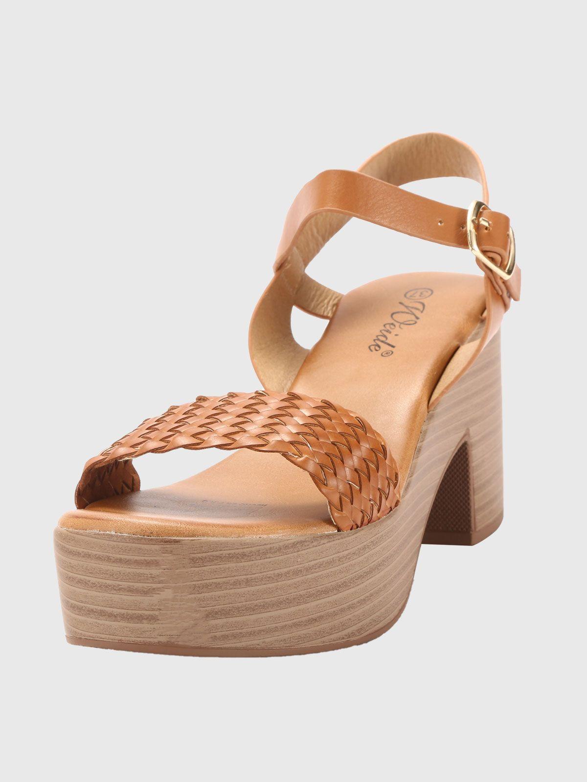 Sandalia Aimé Camel Weide-0