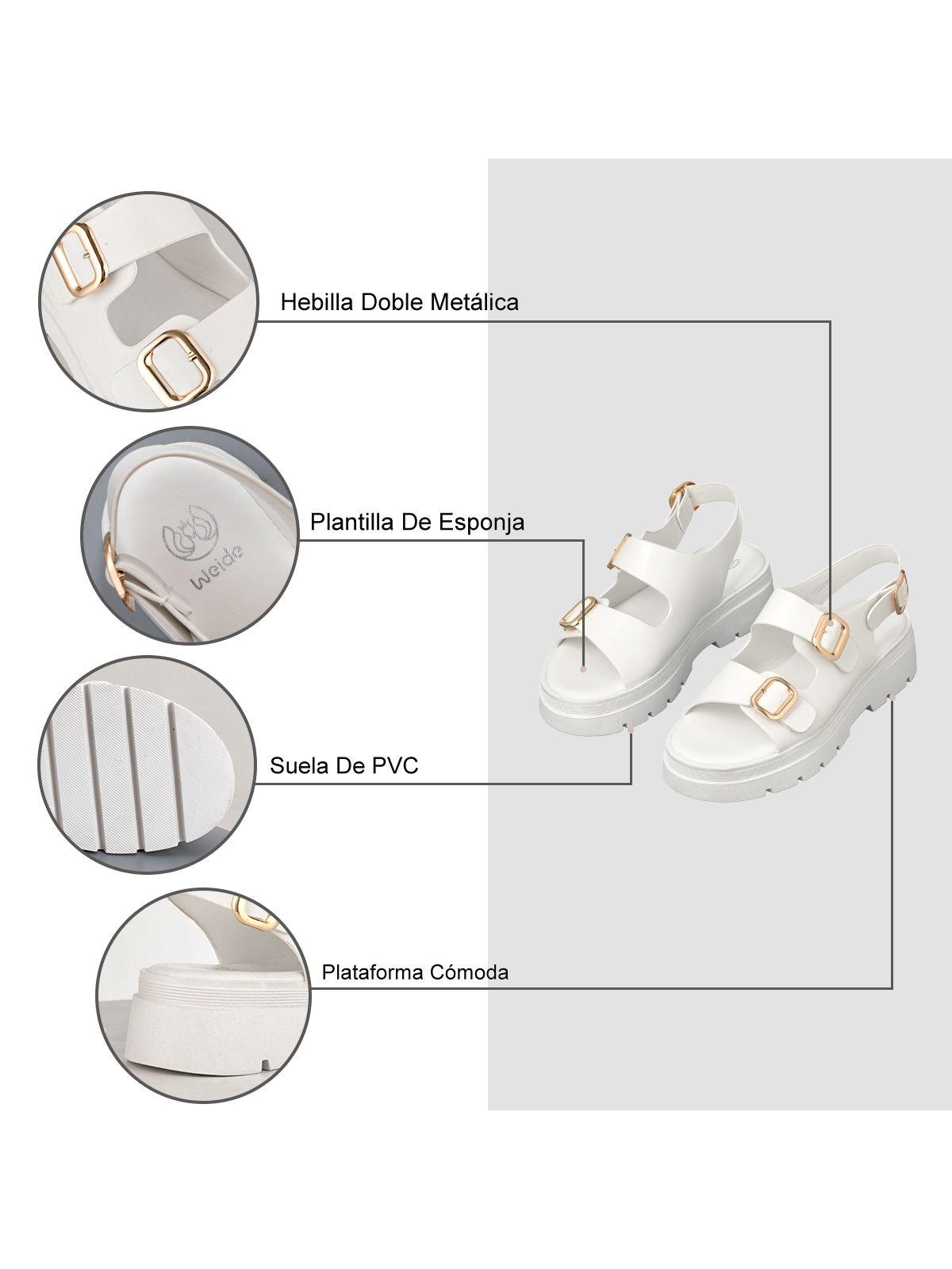 Sandalia Casual Plataforma Romanos Mujer Weide YOU251-5