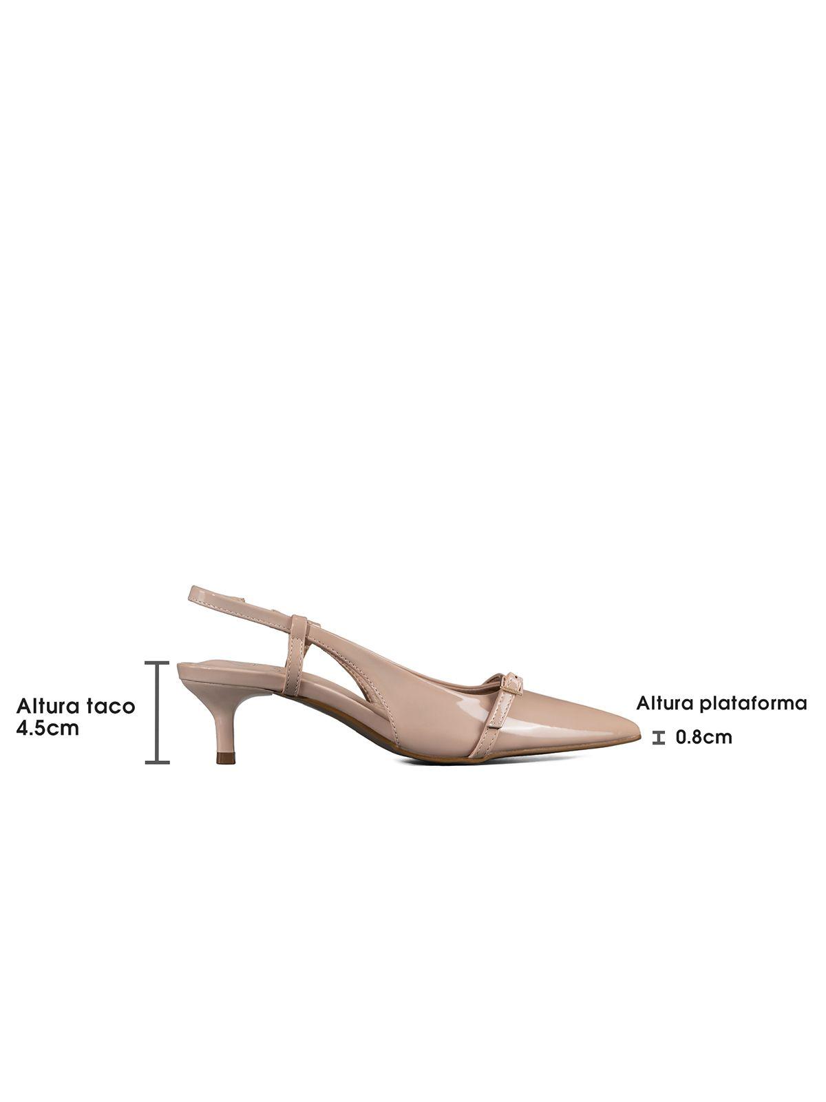 Zapatos Talón Abierto Formal En Punta Mujer Weide QIU356B-3