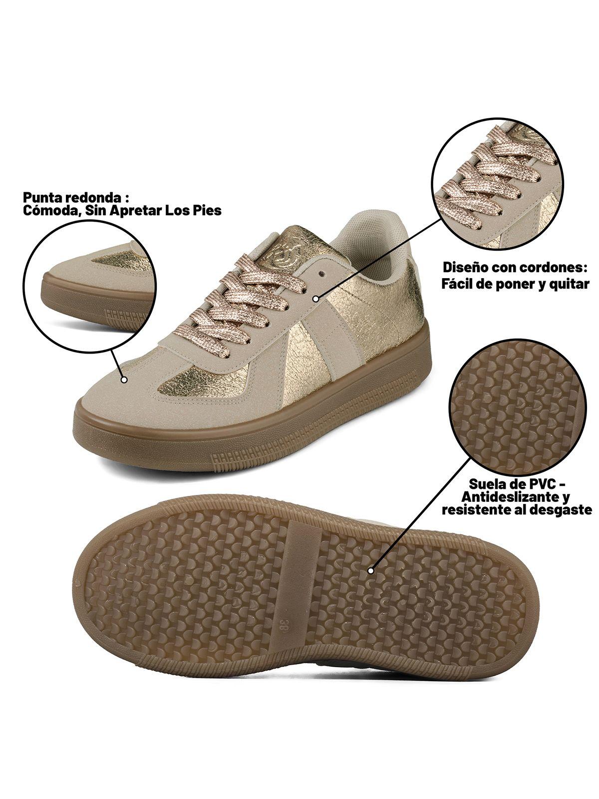 Zapatilla Deportiva Comfort Mujer Eco Cuero Weide TFA201-5