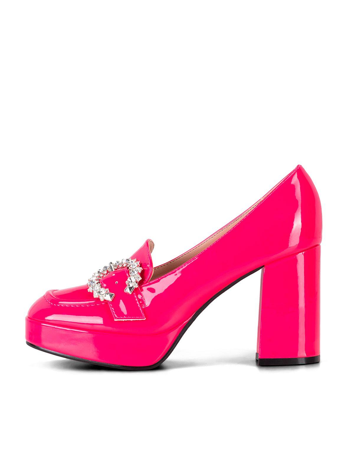 Zapatos Taco Alto Rosado casual YOU226 Weide-1