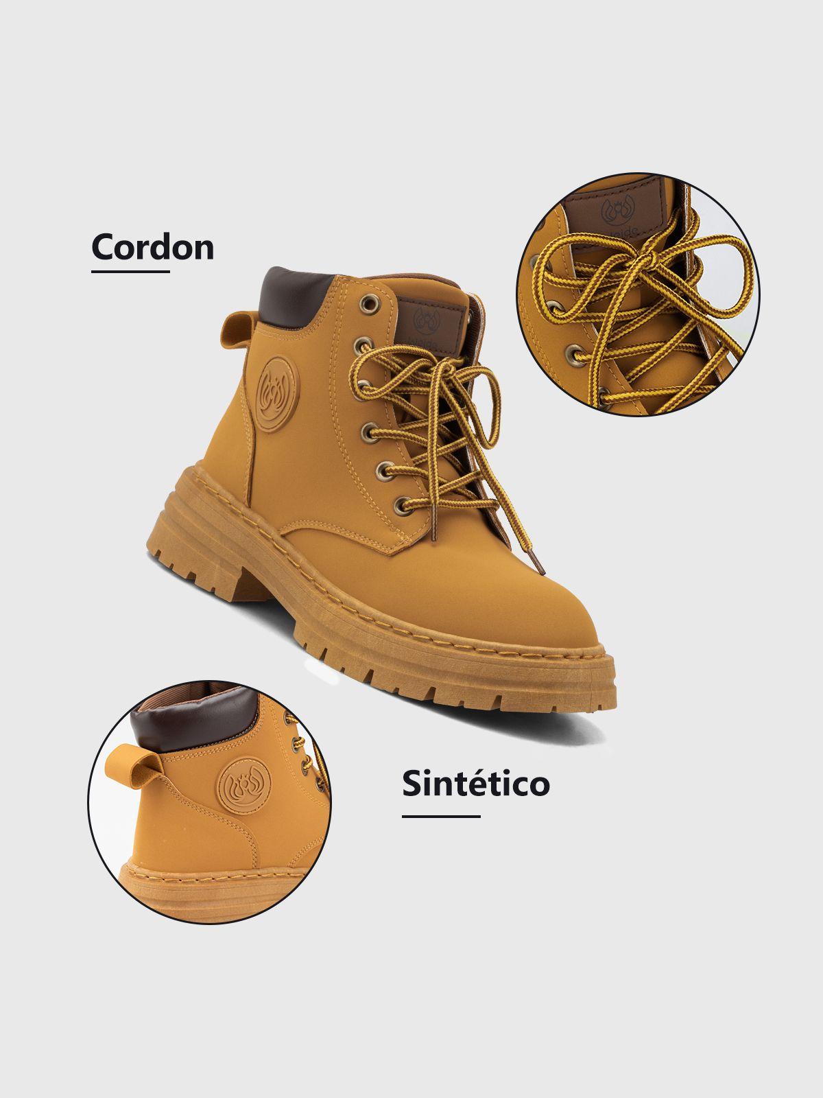 Botín Mujer Eleena Camel Weide-5