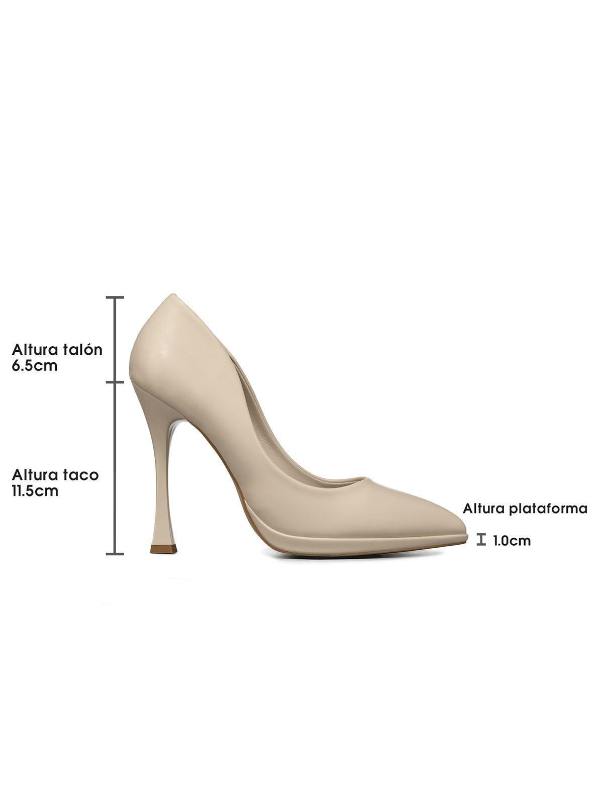 Zapato Taco Alto Elegante En Punta Mujer Weide GH173-5