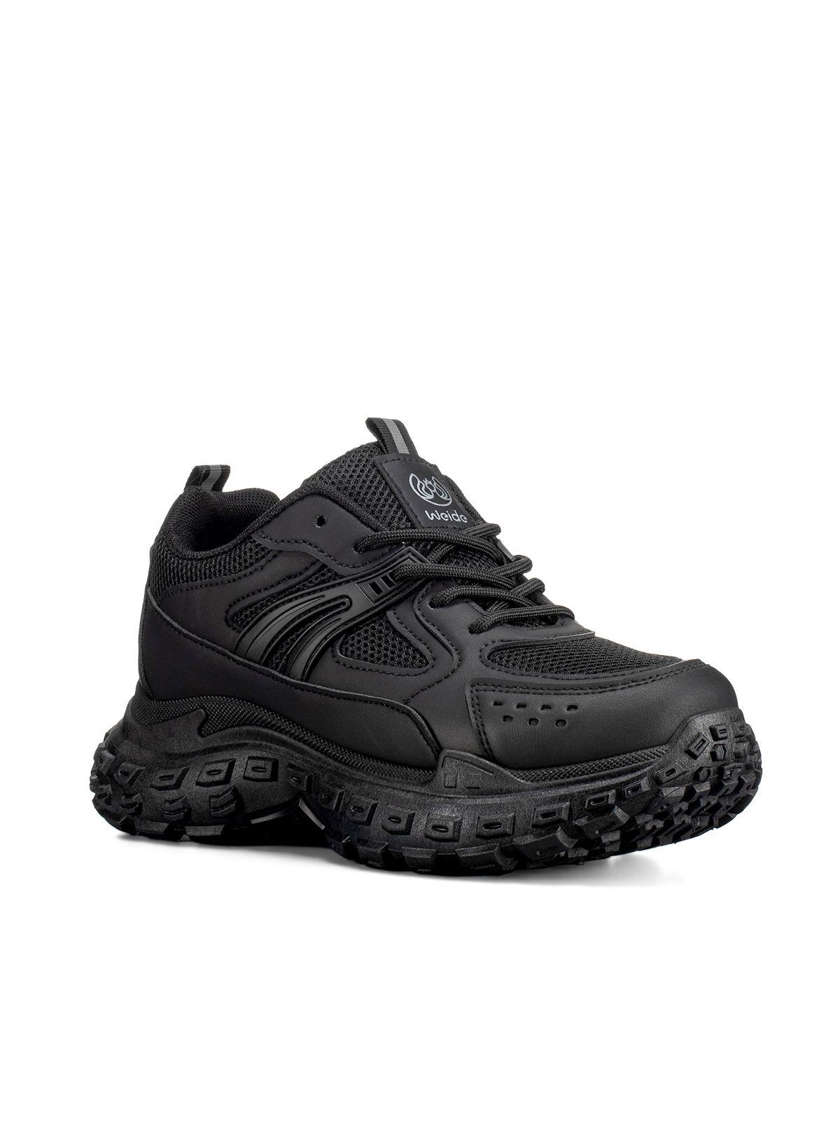 Zapatillas Negro Casual Mujer Weide SL03-7
