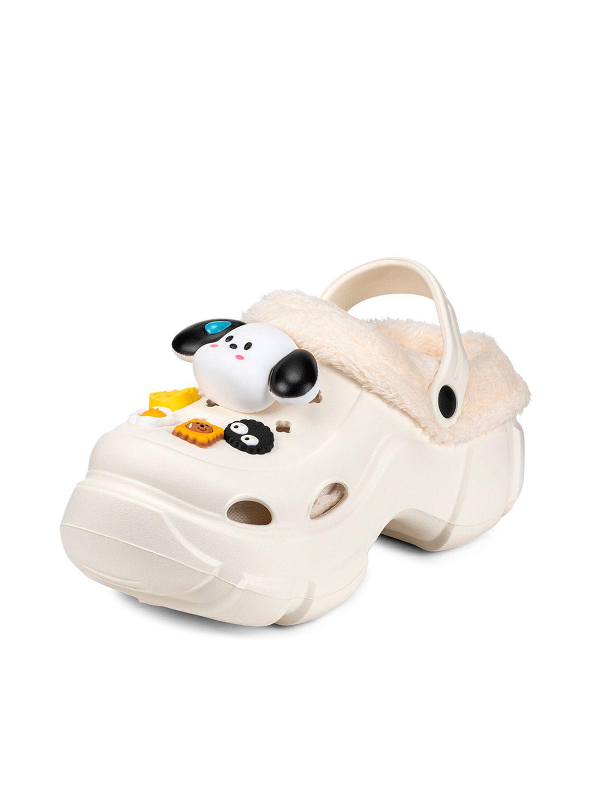 Zueco Blanco Casual Mujer Weide GH121-0