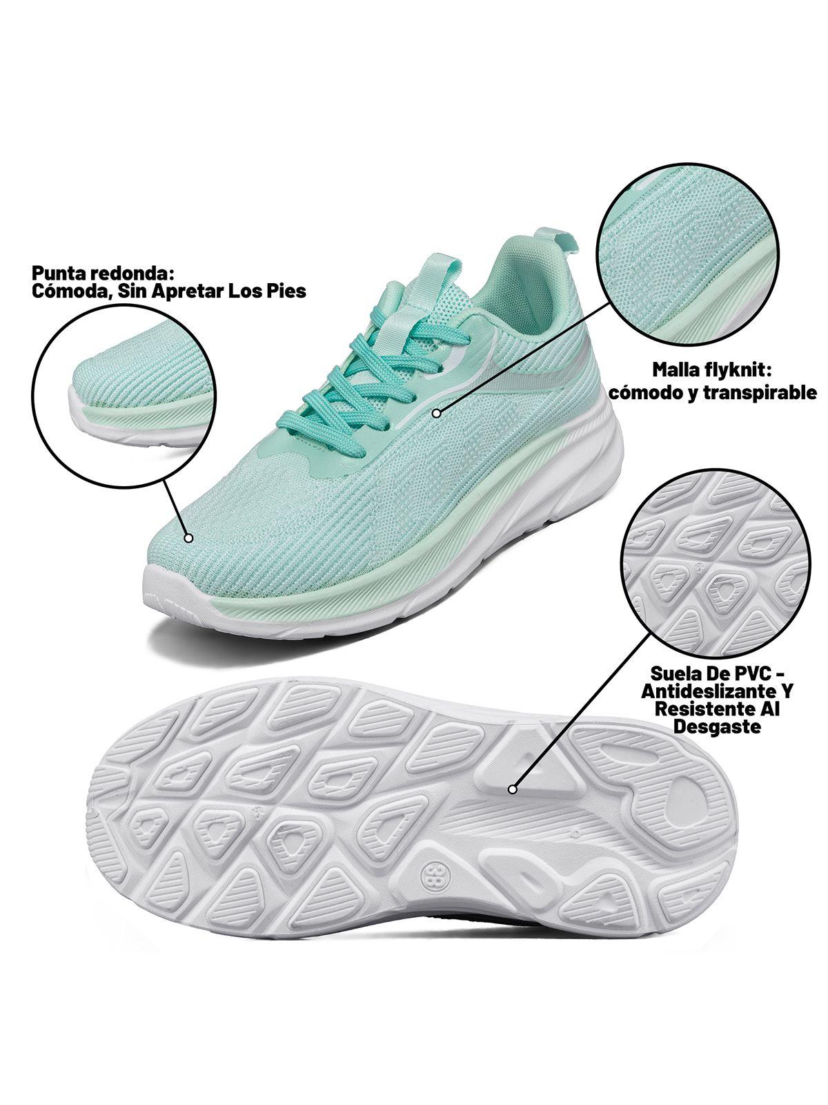 Zapatilla Deportiva Mujer Urbana Con Cordones Weide TFA207-4