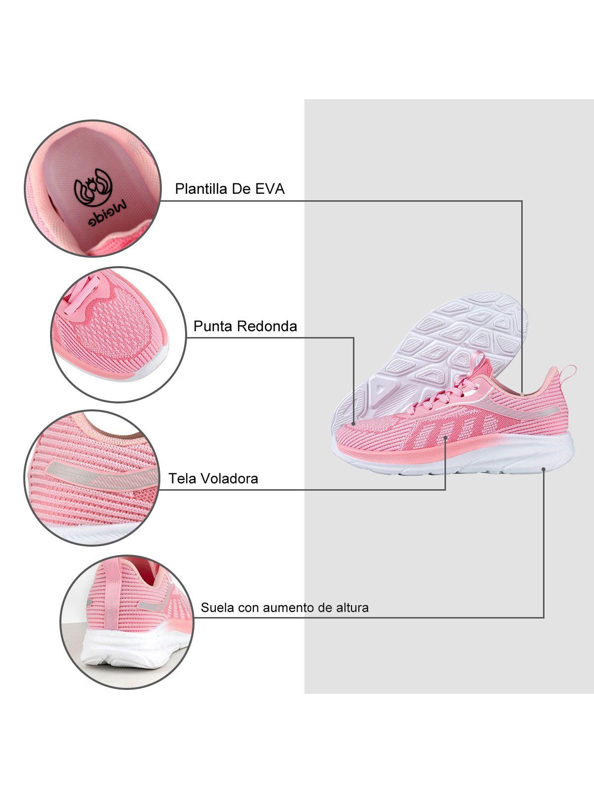 Zapatilla Deportiva Mujer Urbana Con Cordones Weide TFA207-4