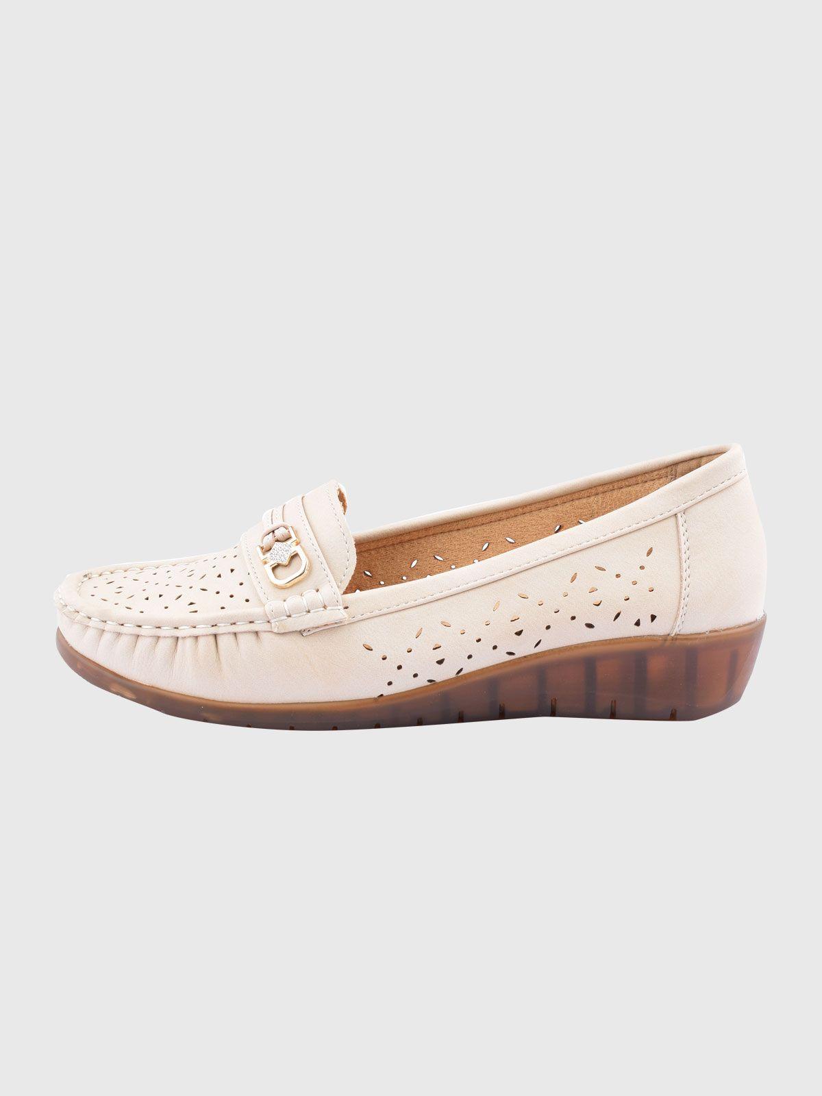 Mocasín Dominique Beige Weide-1