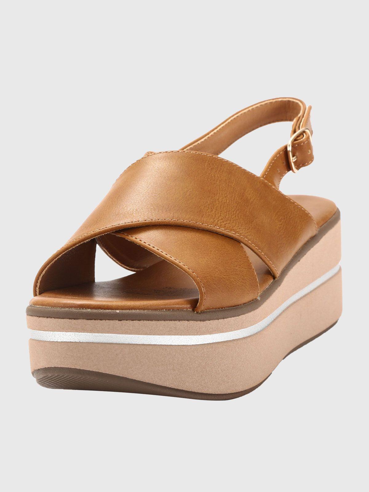 Sandalia Brunilda Camel Weide-0