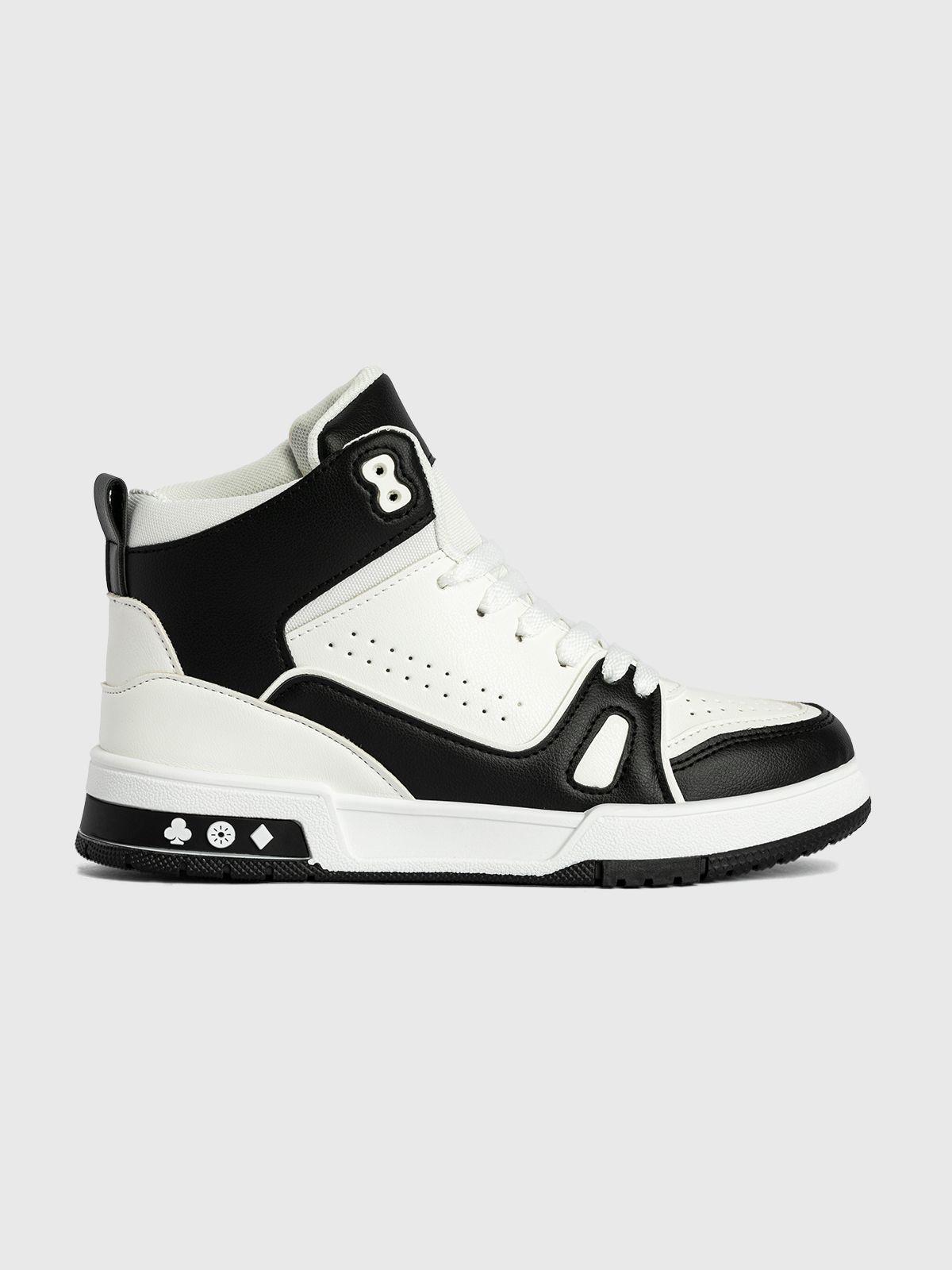 Zapatilla  Mujer Dolores Blanco Negro Weide-1
