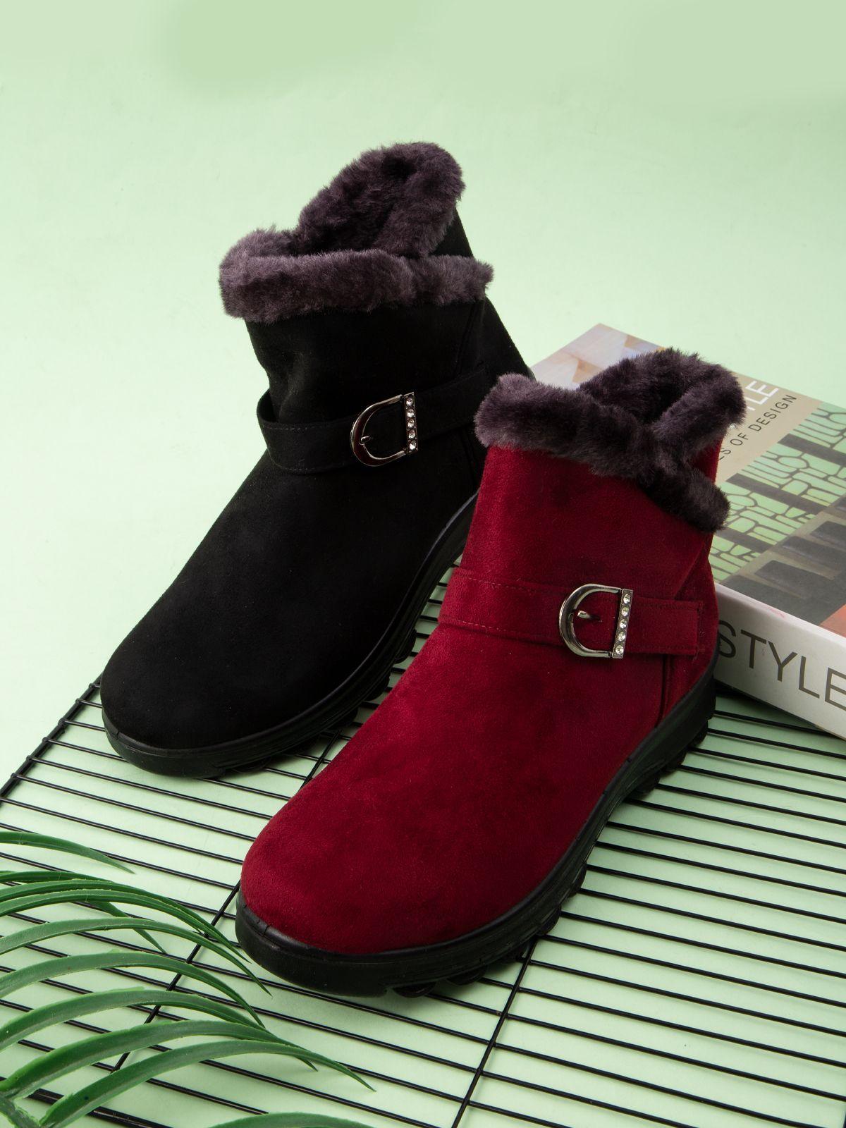 Botin Itziar Rojo Weide-6