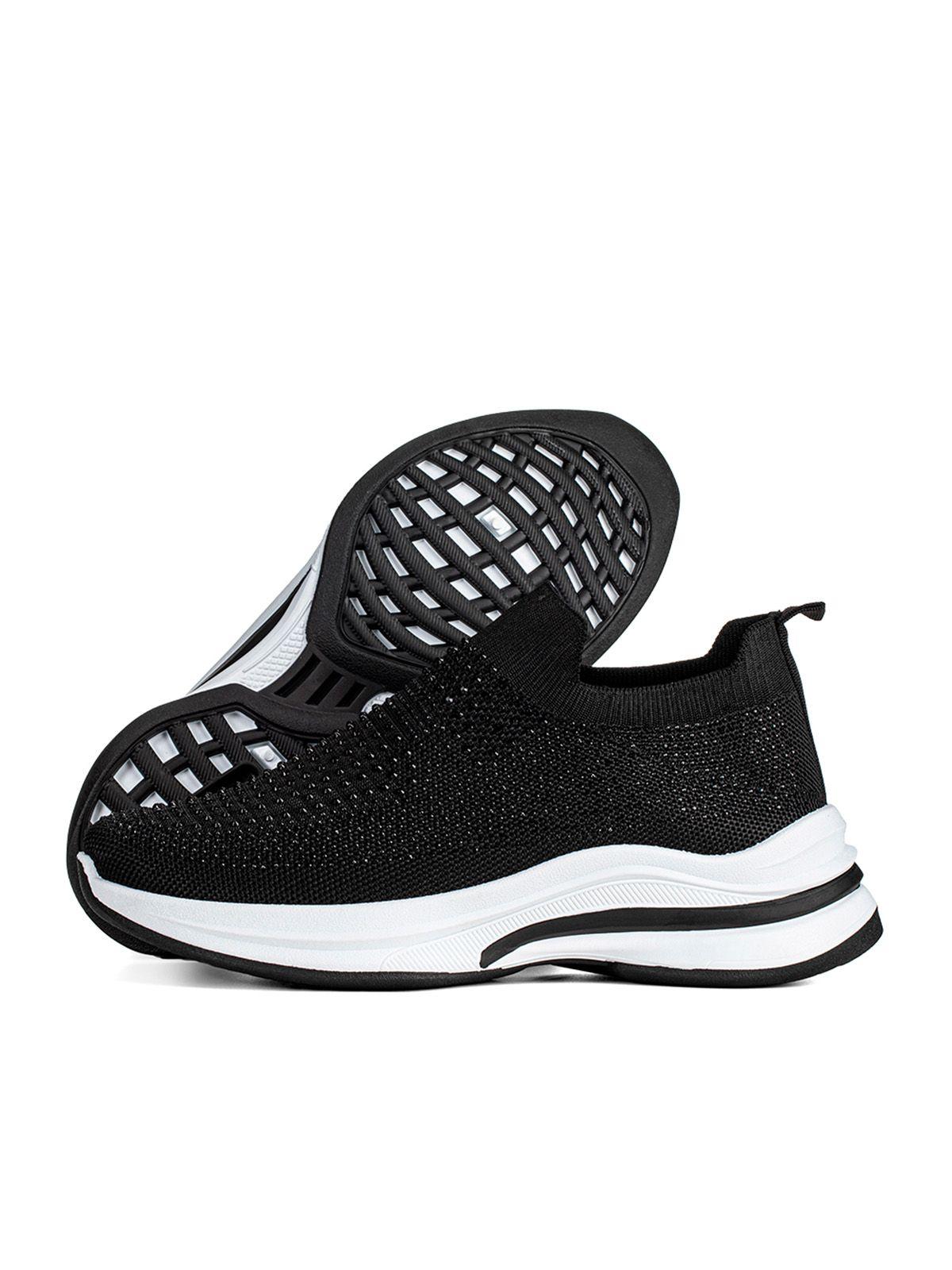 Zapatilla Negro Casual Mujer Weide TFA197-4