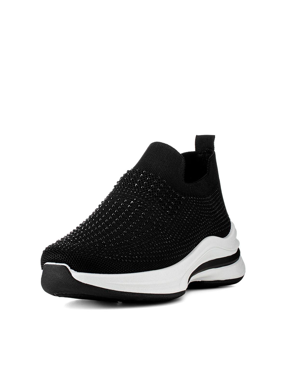 Zapatilla Negro Casual Mujer Weide TFA197-0