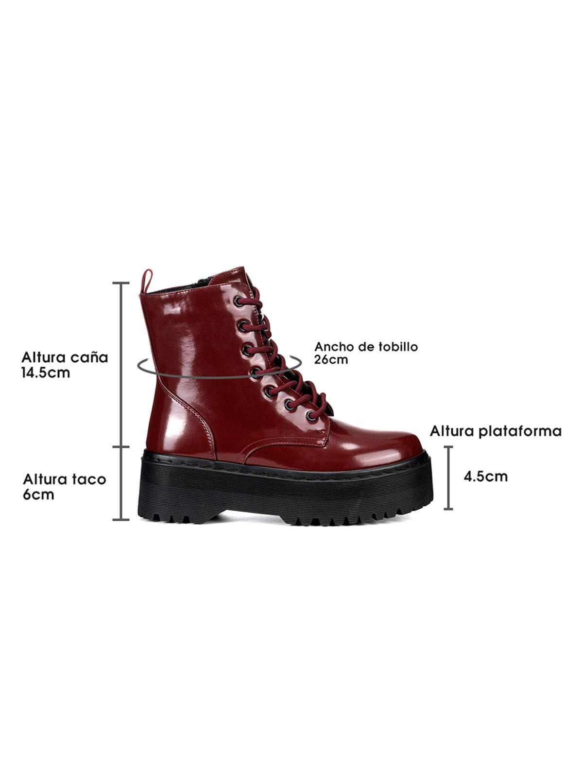 Botin Burdeo Casual Mujer Weide ZS35-5