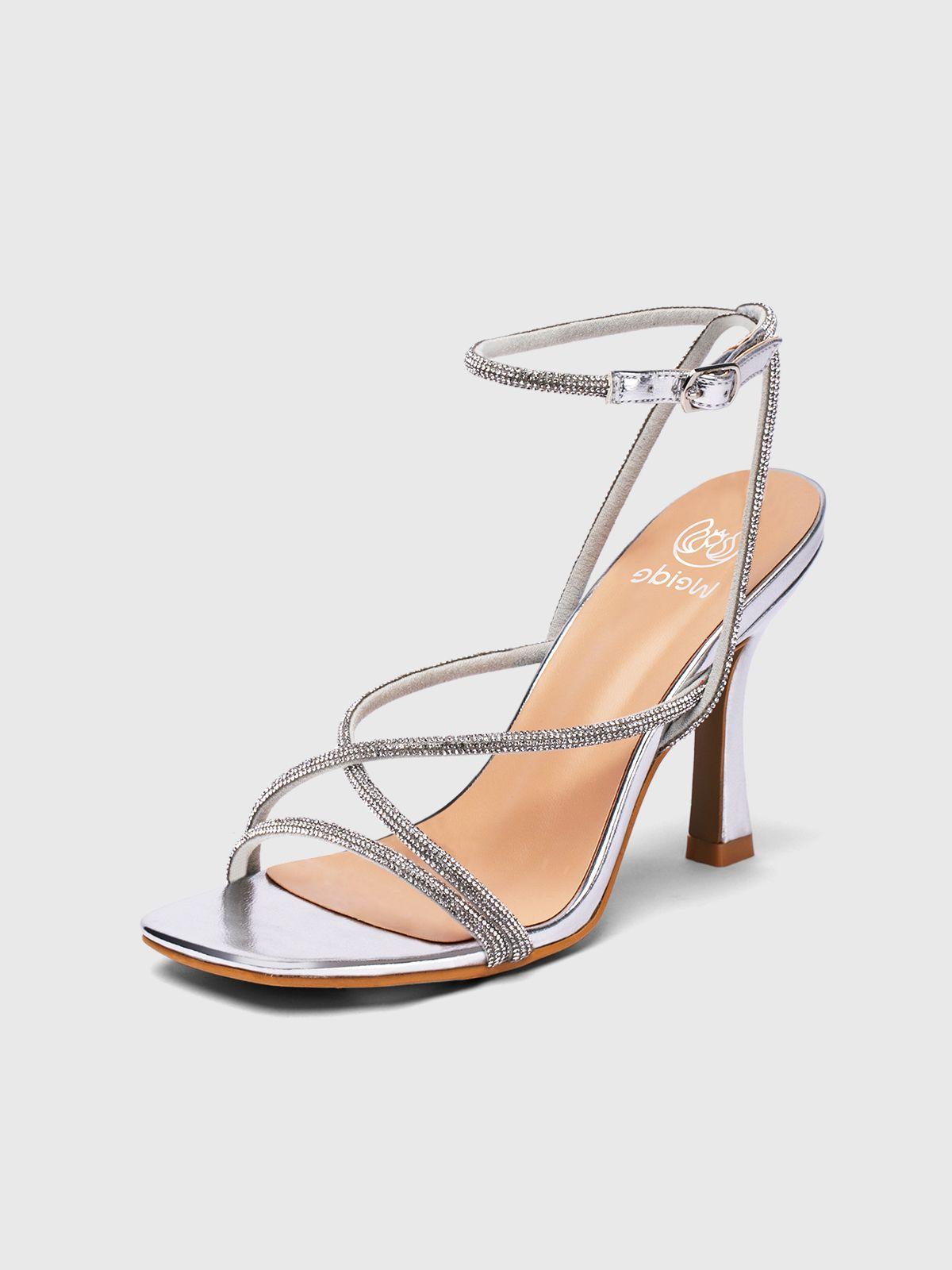 Sandalia Fiesta Mujer Elina Plateado Weide-0