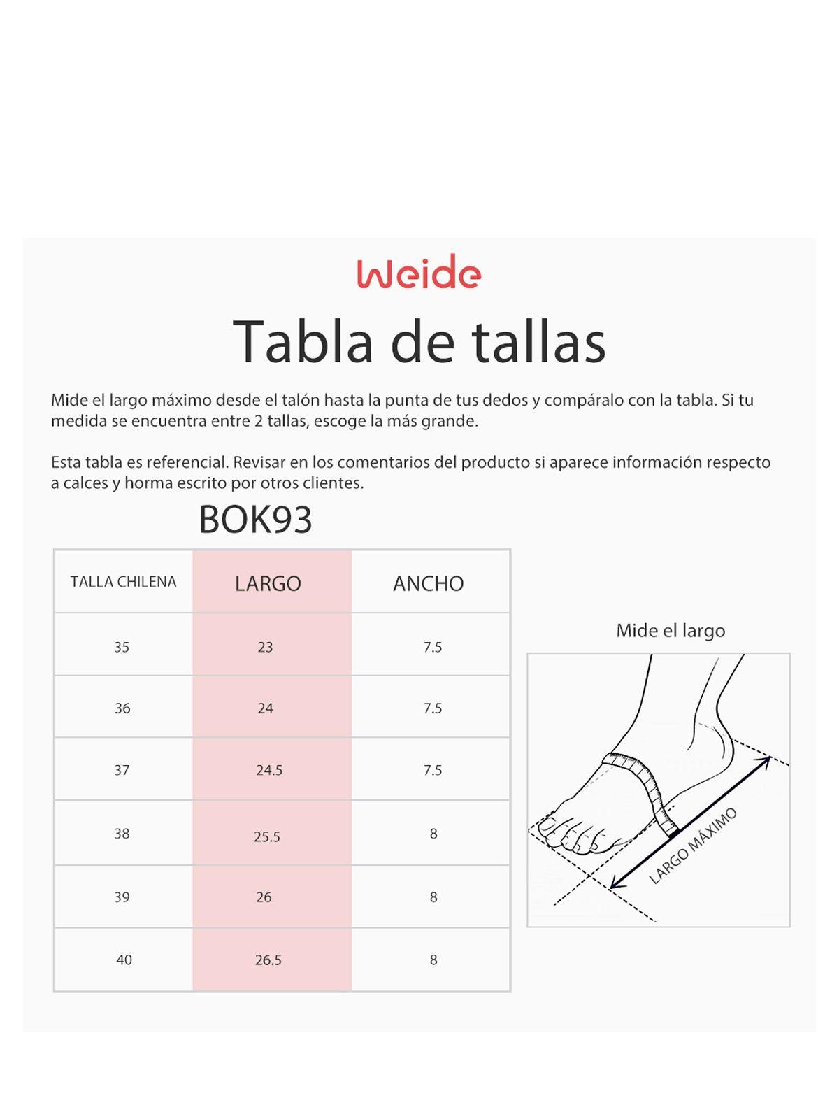 Zapatilla  Mujer Maya Negro Weide-3