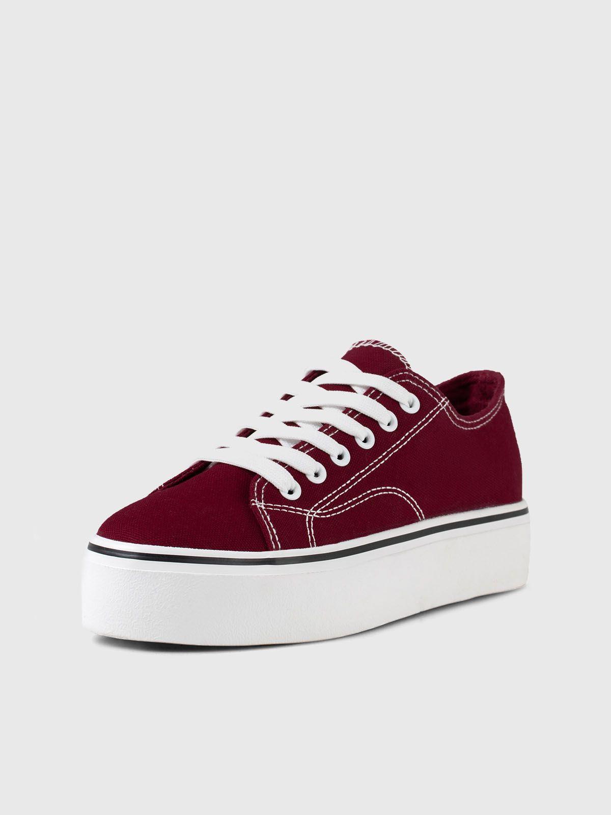 Zapatilla Mujer Oliveria Rojo Weide-0