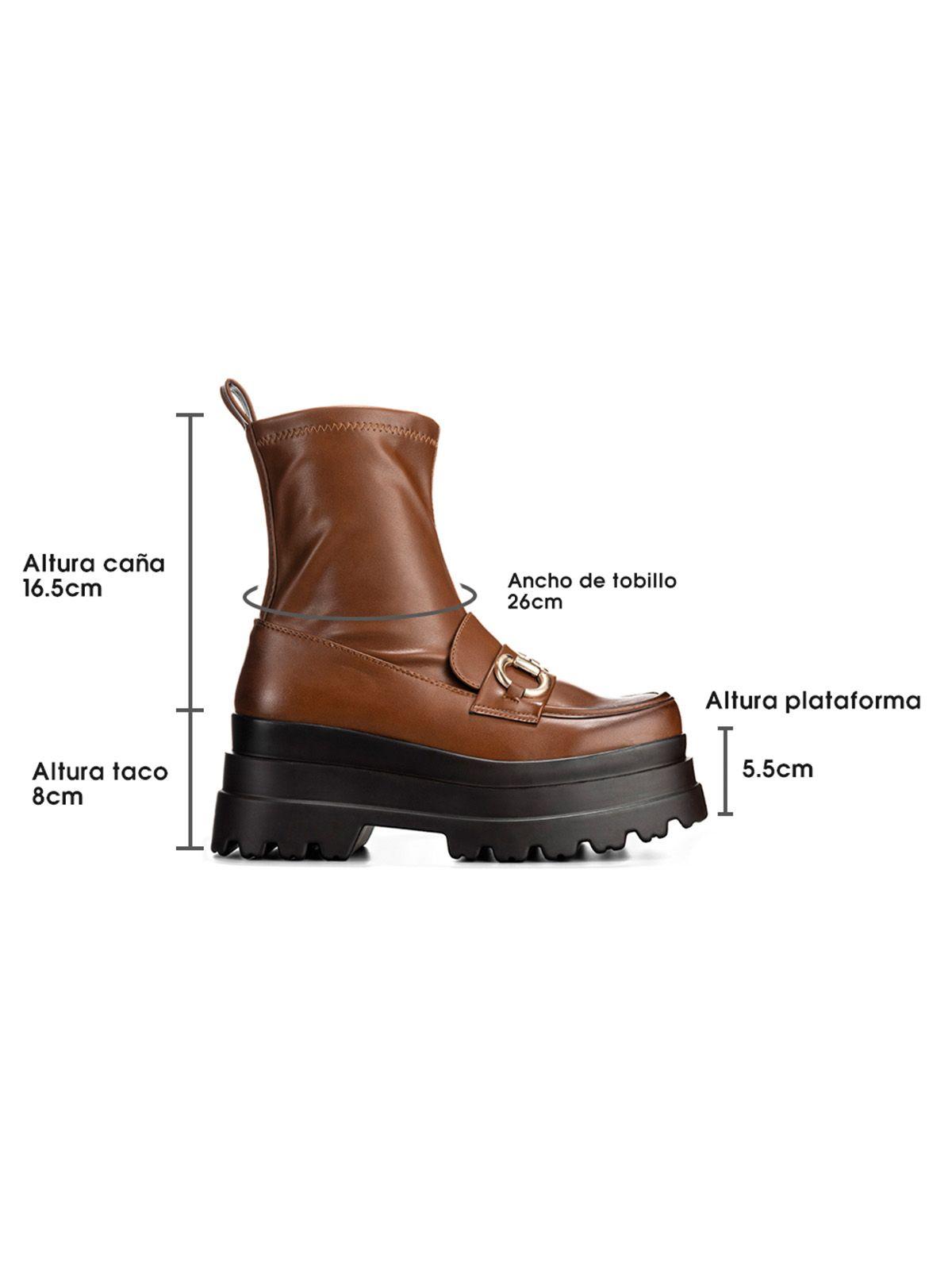 Botin Camel Casual Mujer Weide CZY578-5