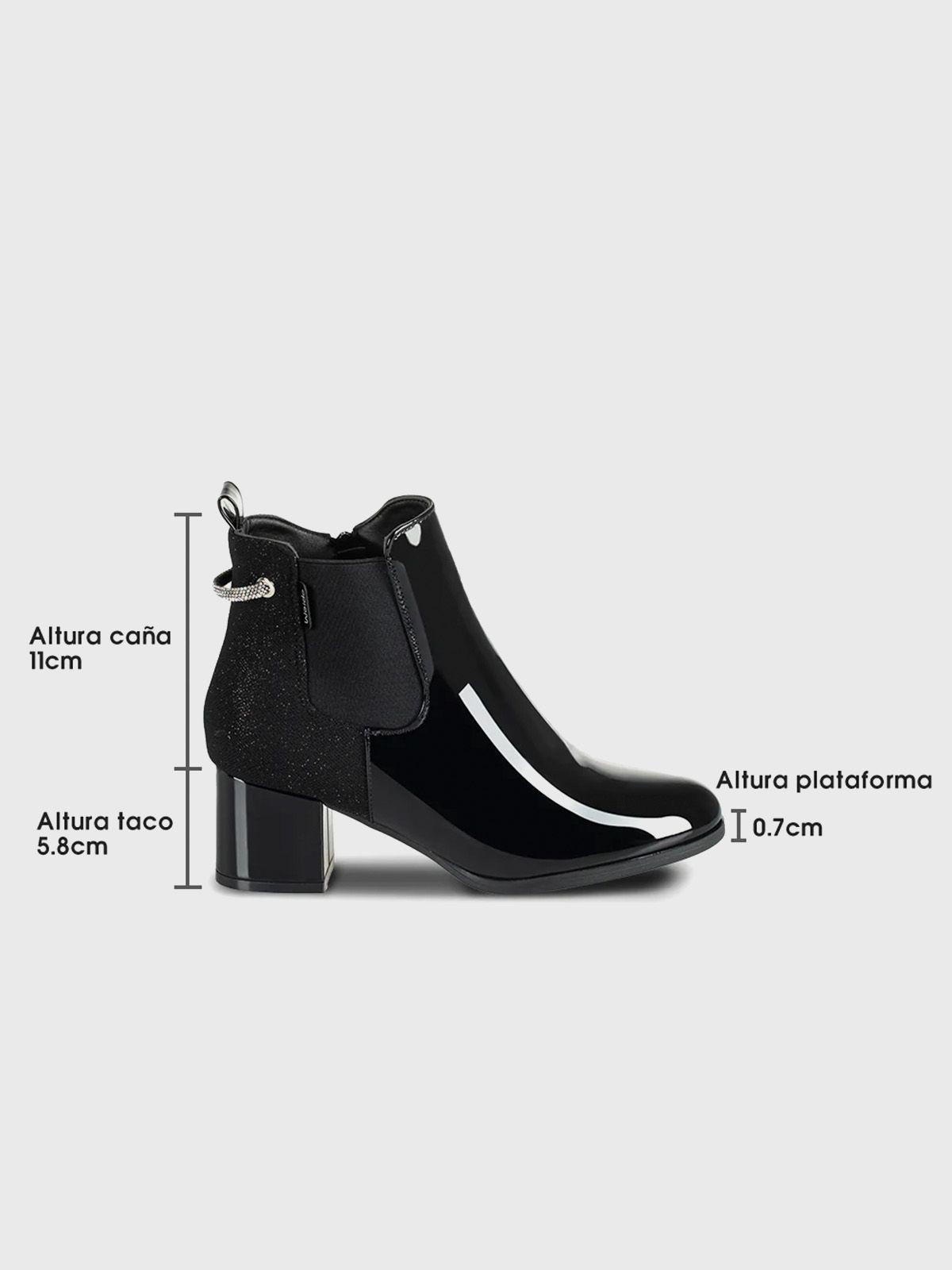 Botin Mujer Lía Negro Weide-5