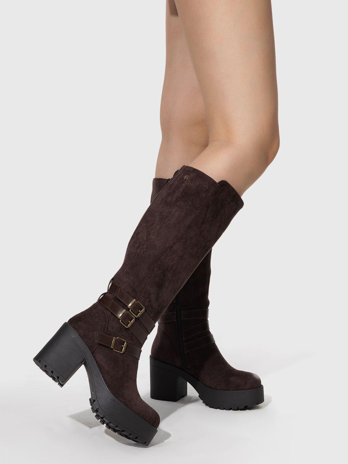 Bota Mujer Sabina Marron Weide-1