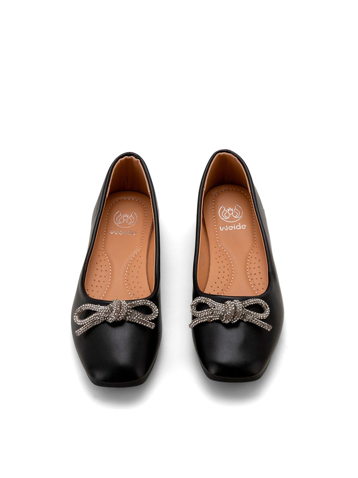 Zapato Taco Negro Casual QIU302 Weide-2