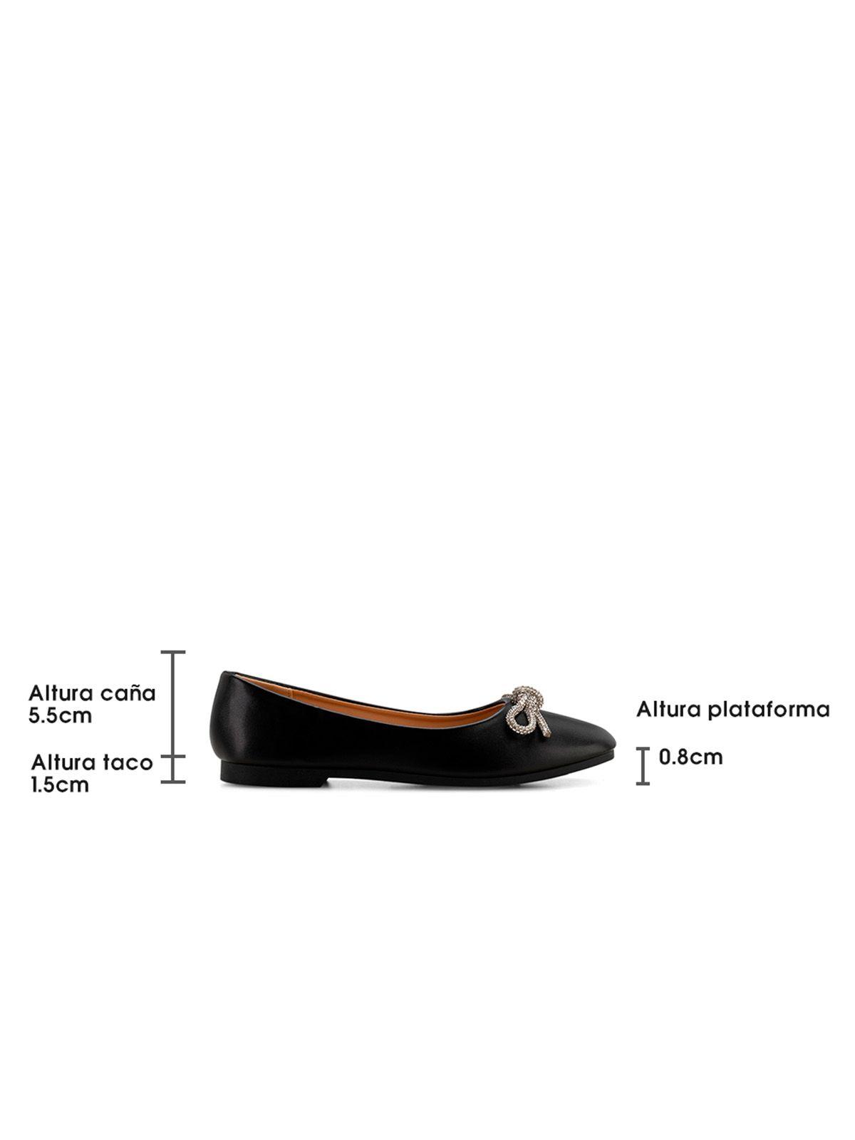 Zapato Taco Negro Casual QIU302 Weide-4