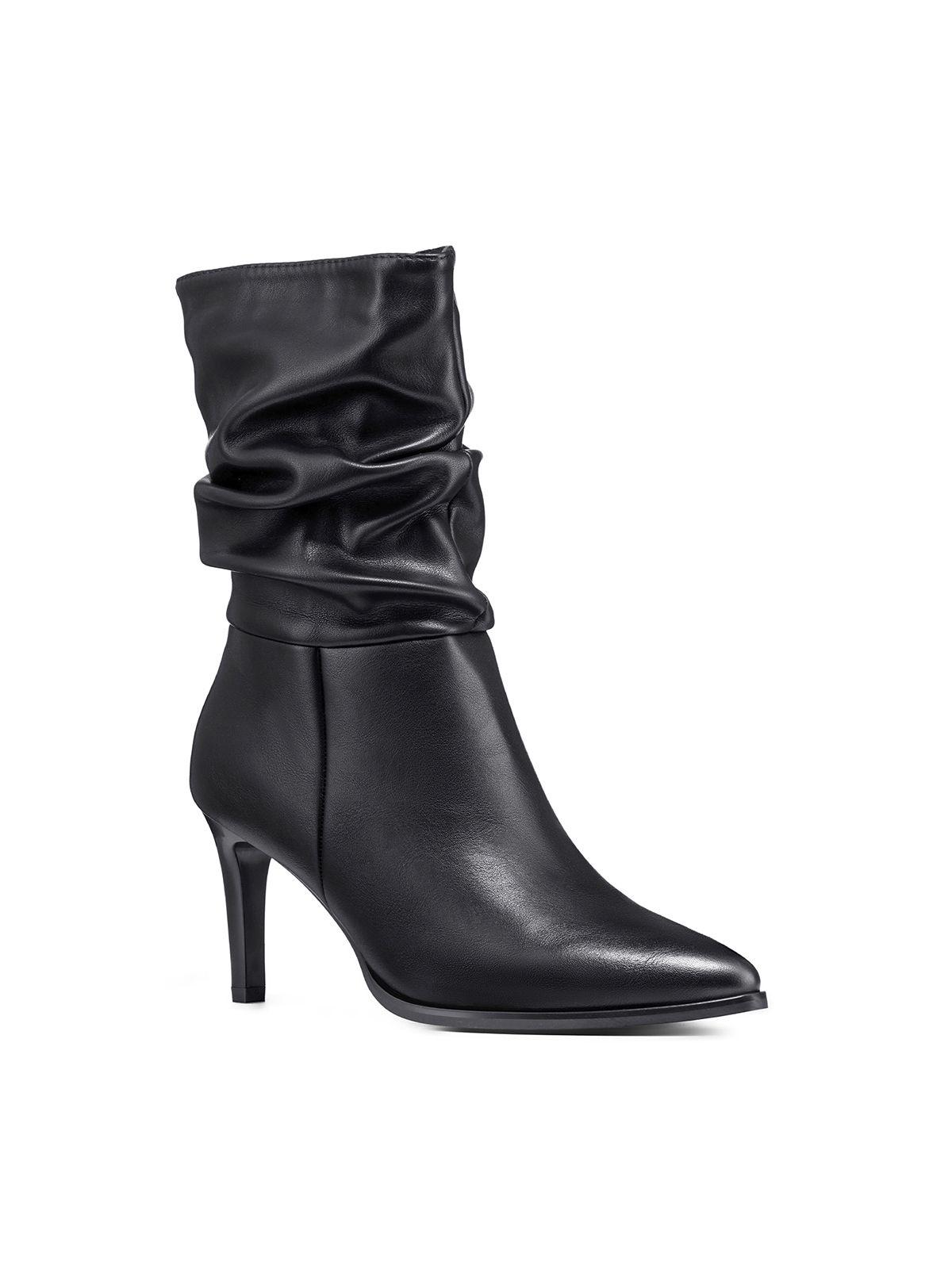 Botín Taco Alto Mujer Urbano PU Weide QBM26-5