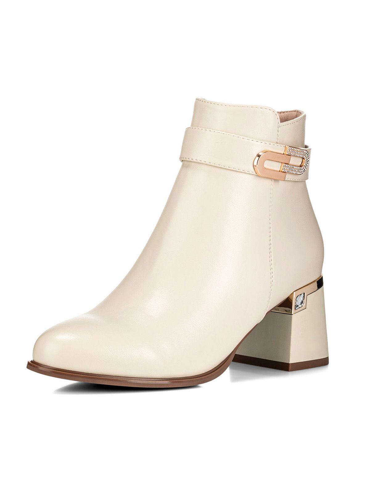 Botin Beige Casual Mujer Weide QBM02-0