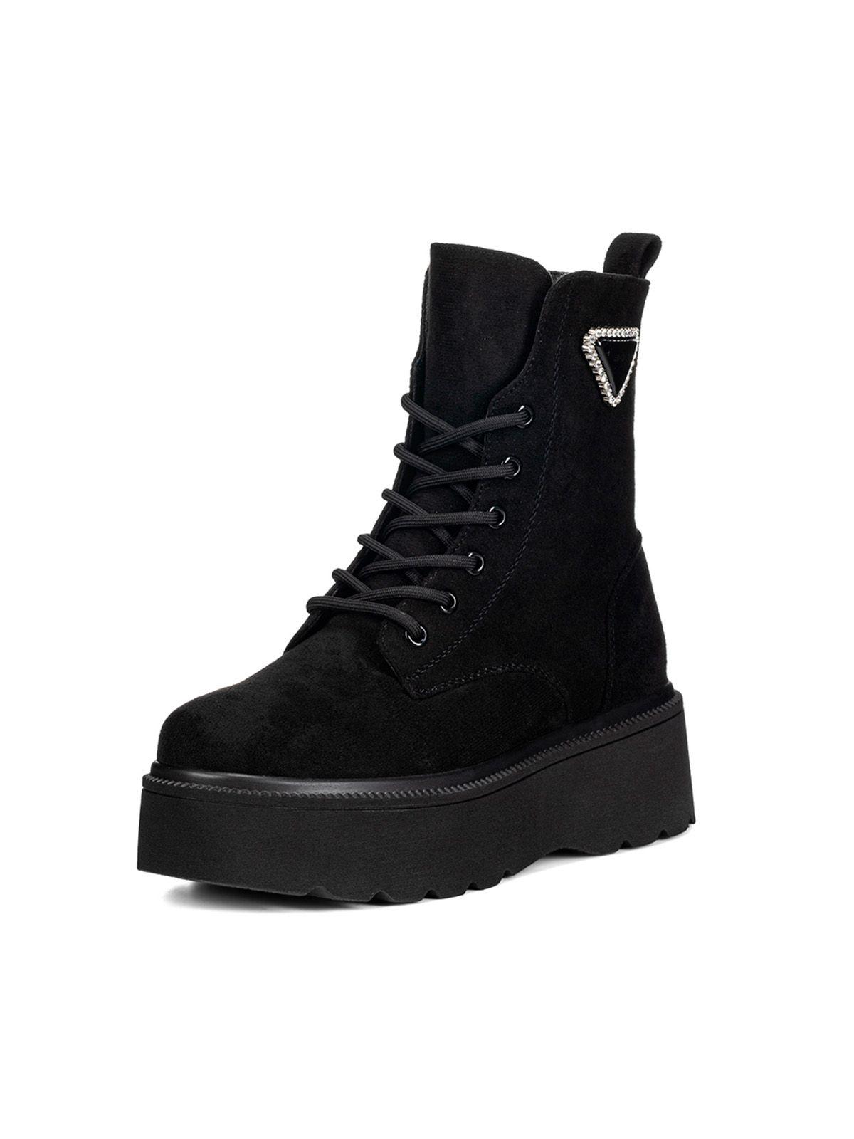 Botin Negro Casual Mujer Weide ZS39-1-0