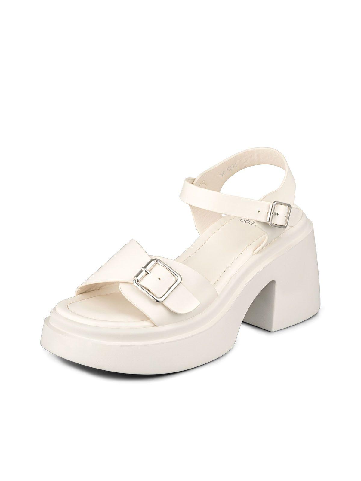 Sandalias Casual Mujer Con Plataforma y Hebilla Weide YL87-0