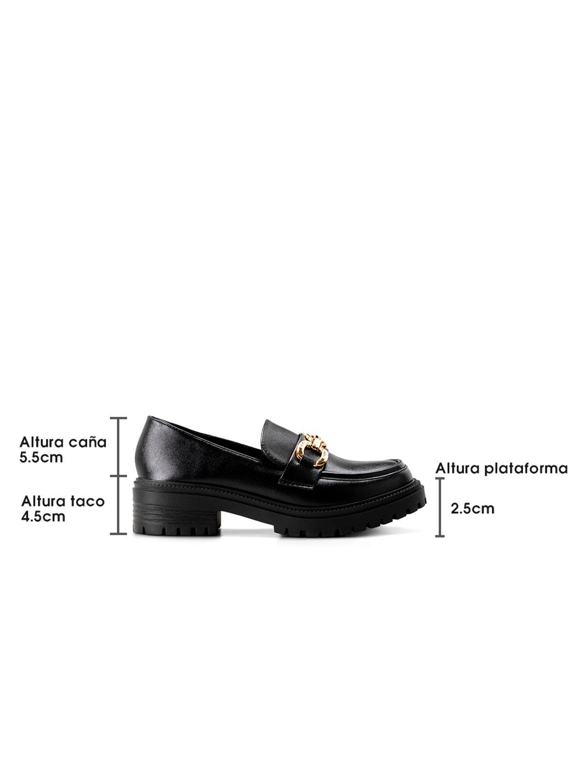 Zapato Taco Negro Casual JN20 Weide-5