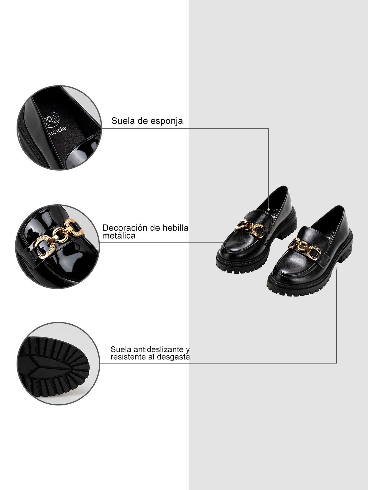 Zapato Taco Negro Casual JN20 Weide-6