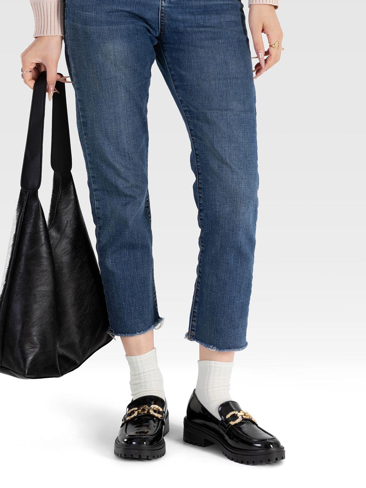 Zapato Taco Negro Casual JN20 Weide-1