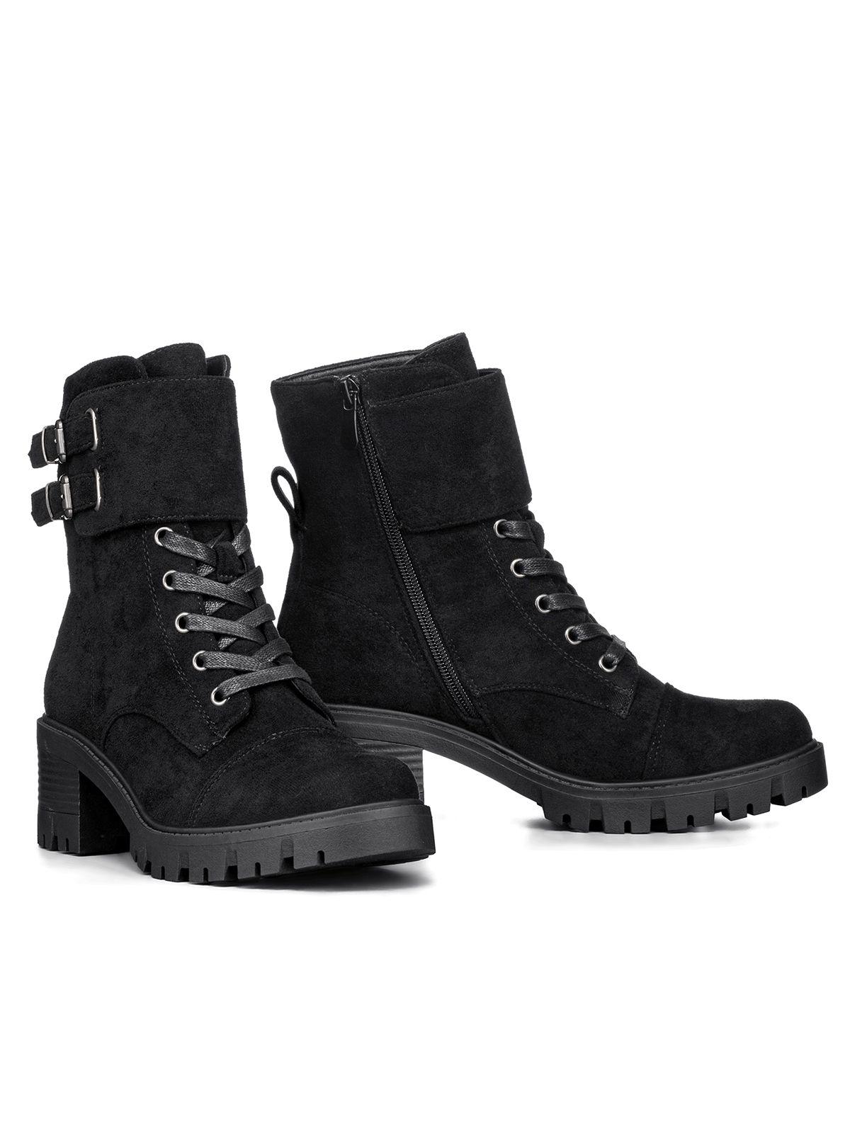 Botin Casual Mujer Tacon Grueso Vintage Weide HX505-2