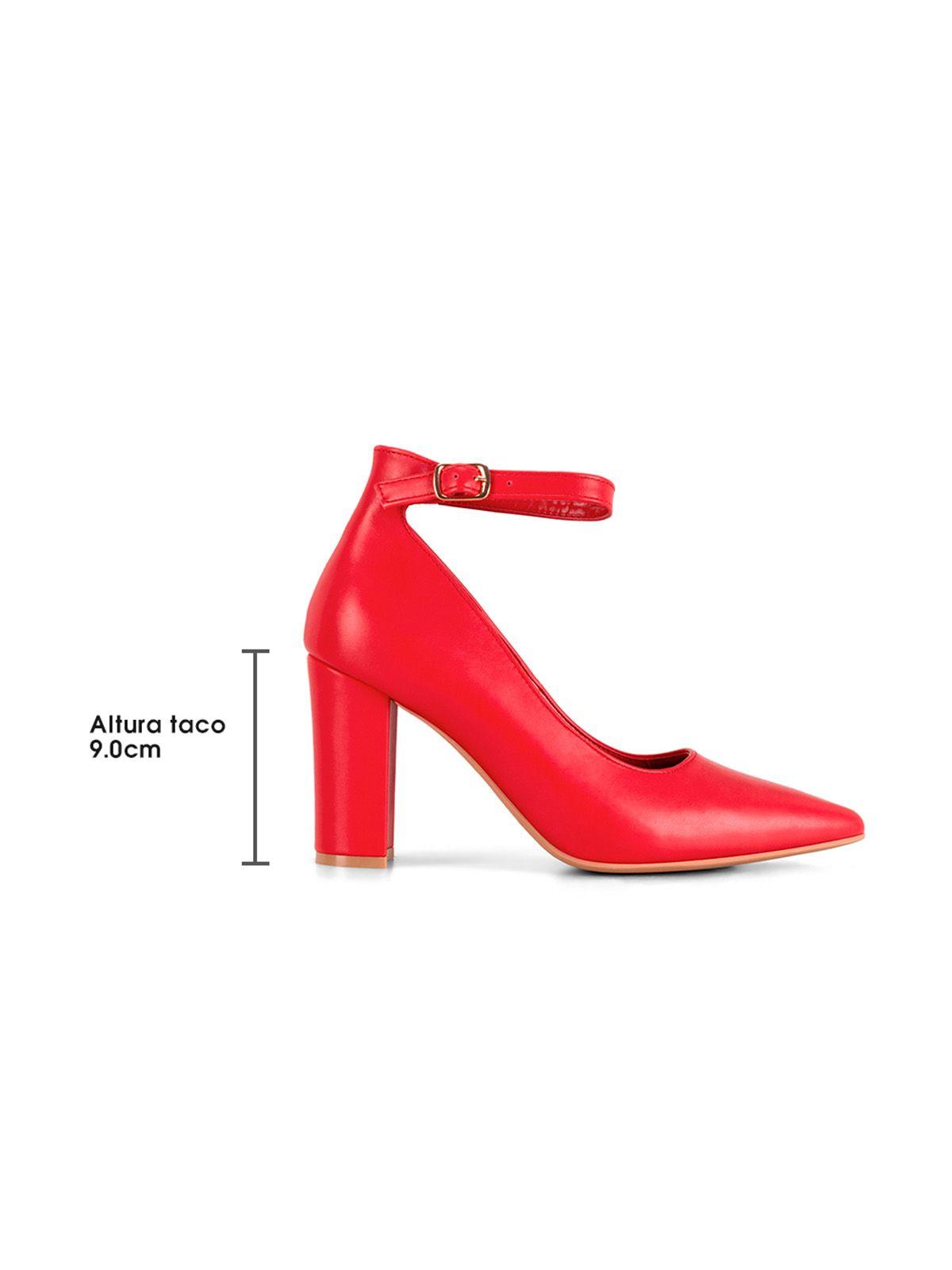 Zapato Taco Rojo Fiesta GH100 Weide-4