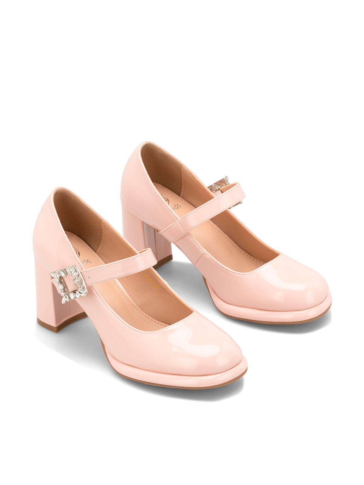 Zapatos Taco Mujer Alma Rosado Weide-2