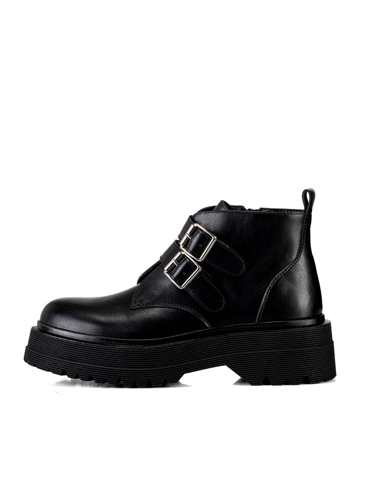 Botin Negro Casual Mujer Weide RT02-2