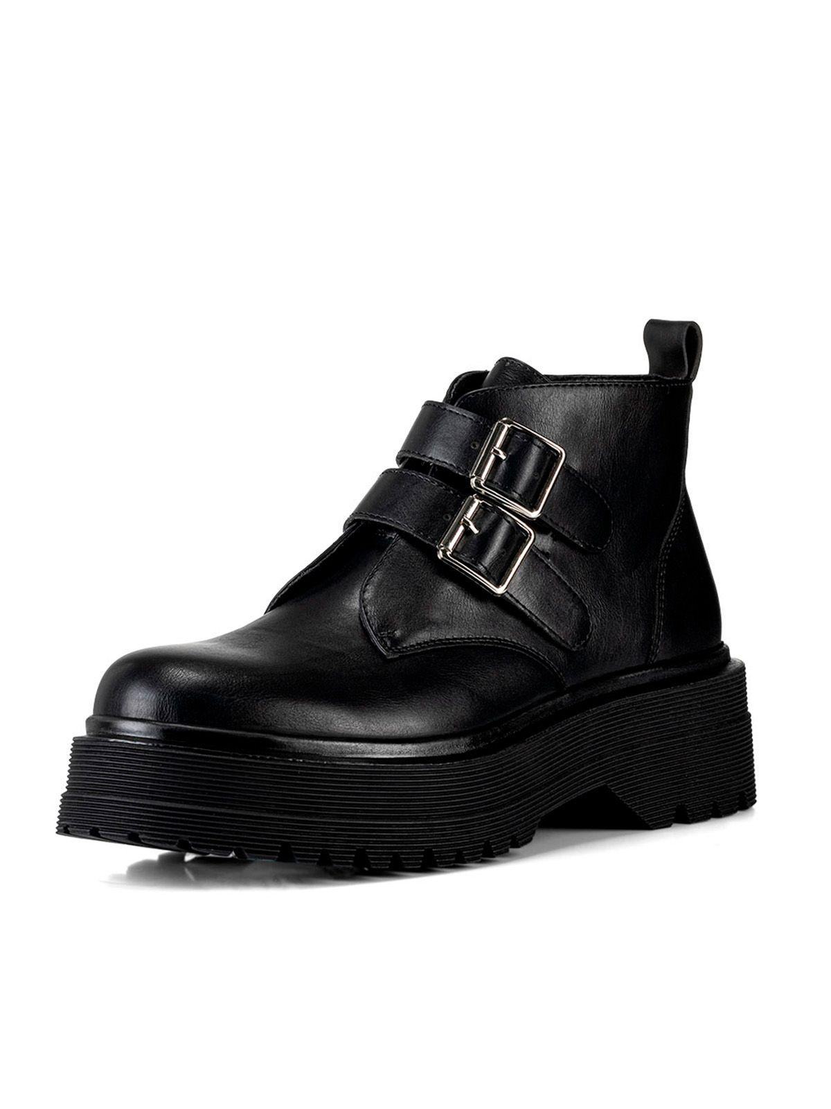 Botin Negro Casual Mujer Weide RT02-0