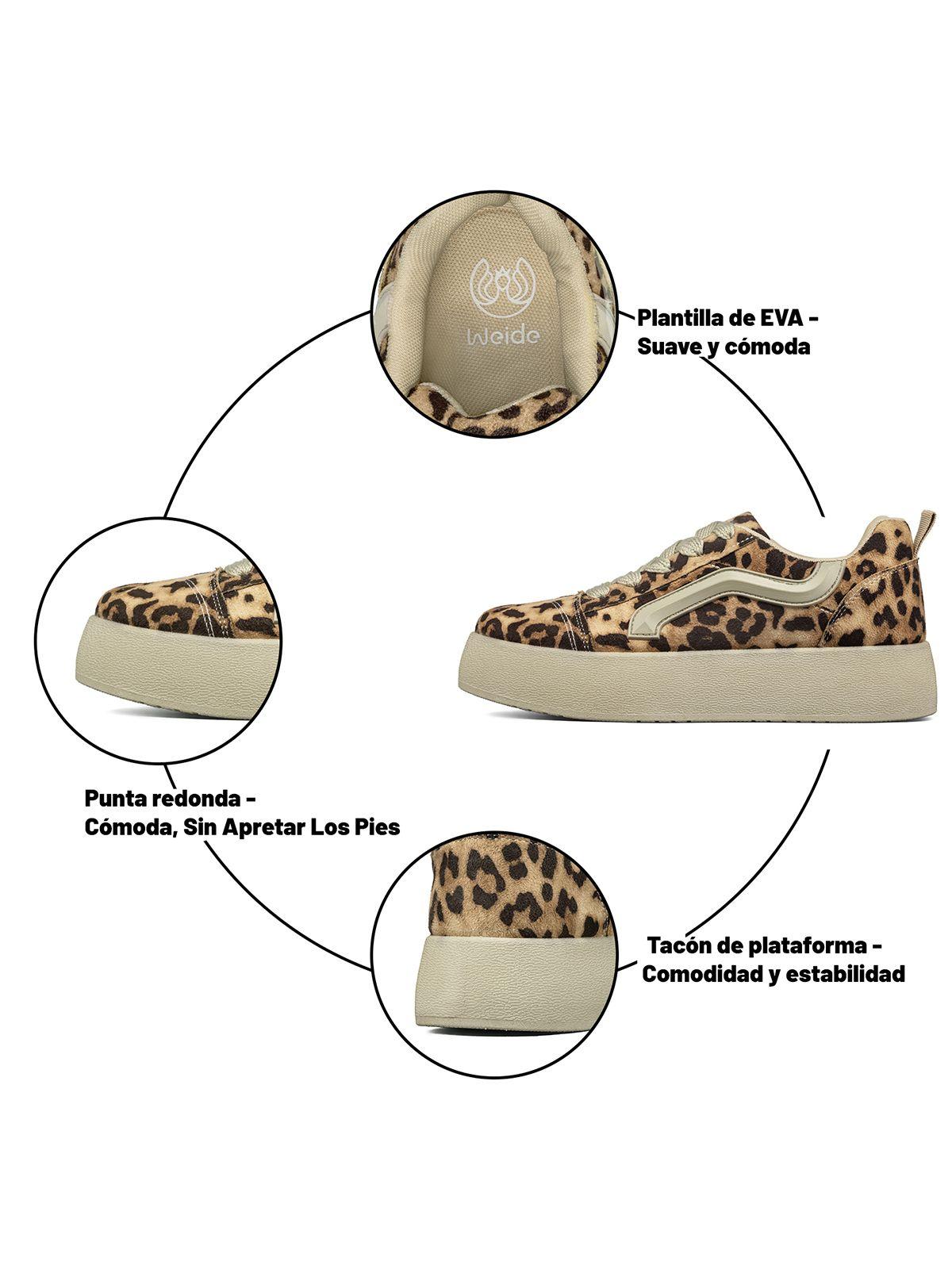 Zapatilla Casual Plataforma Mujer Weide LT215-5