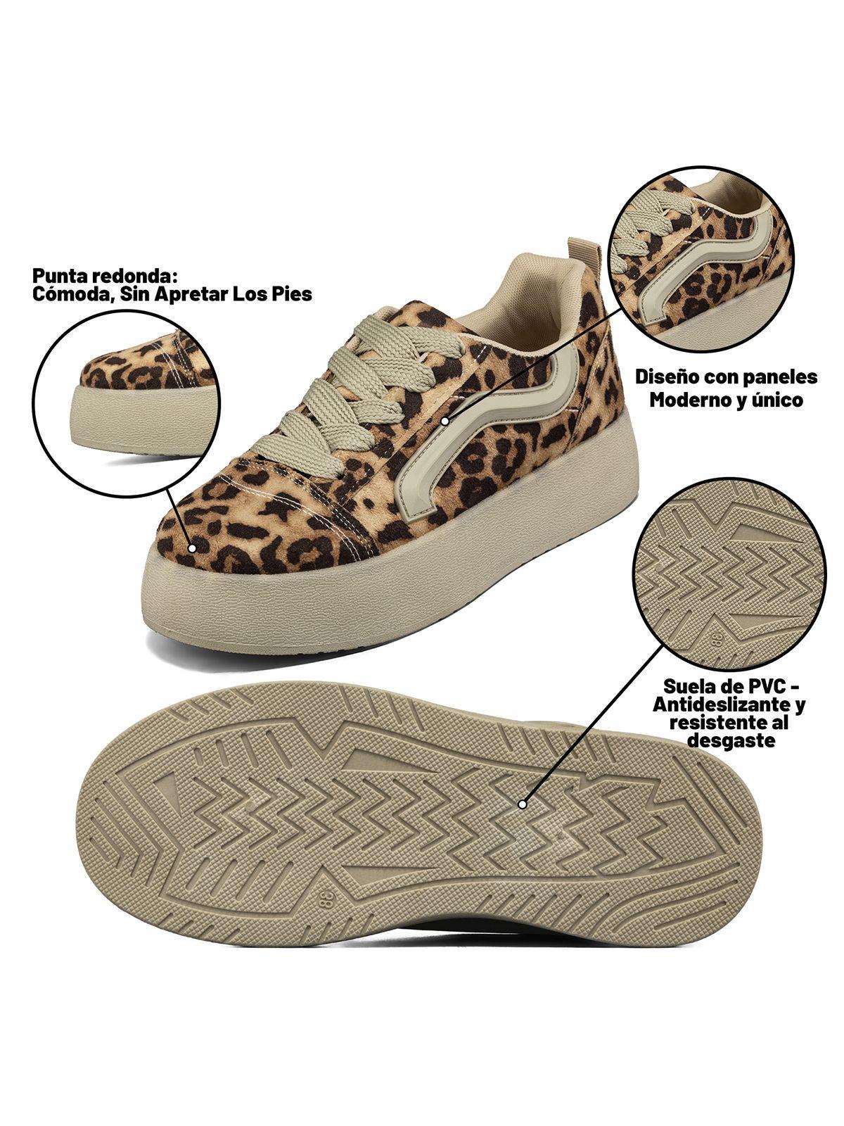 Zapatilla Casual Plataforma Mujer Weide LT215-9