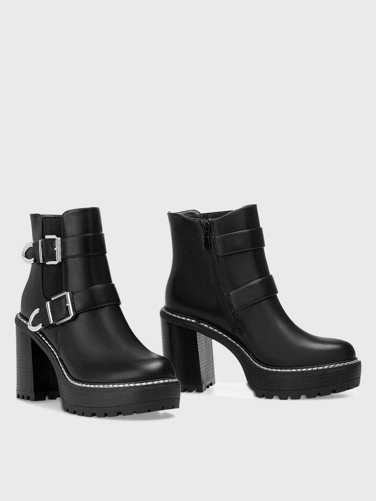 Botin Mujer Fátima Negro Weide-4