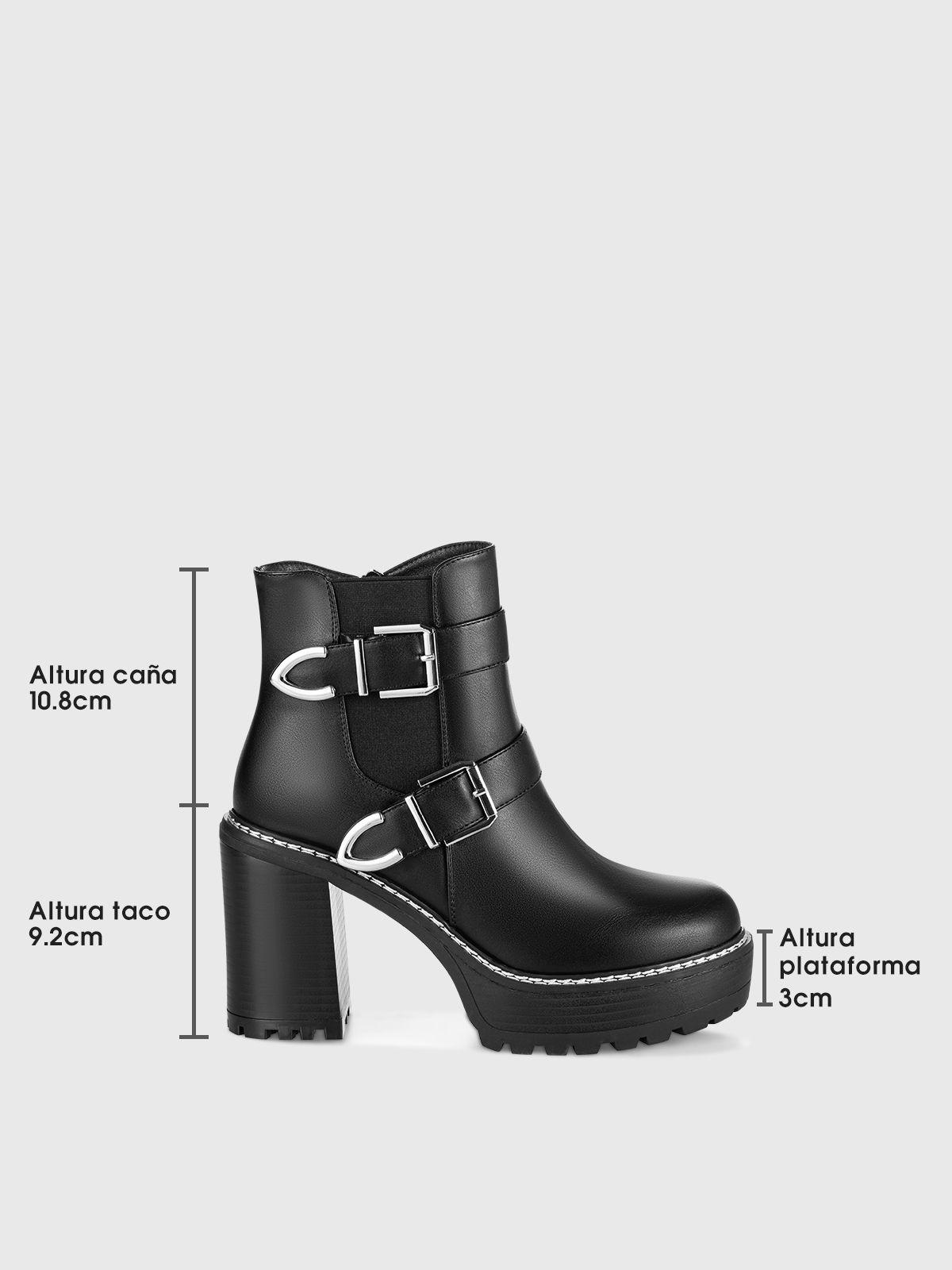 Botin Mujer Fátima Negro Weide-5