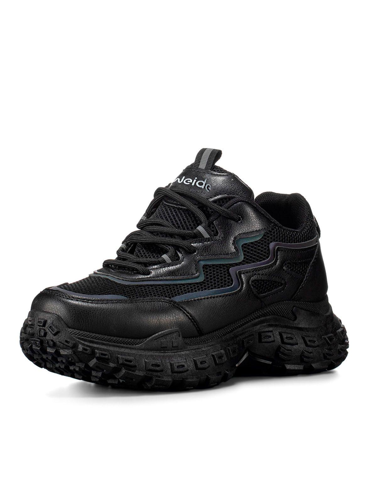 Zapatillas Negro Casual Mujer Weide SL02-0