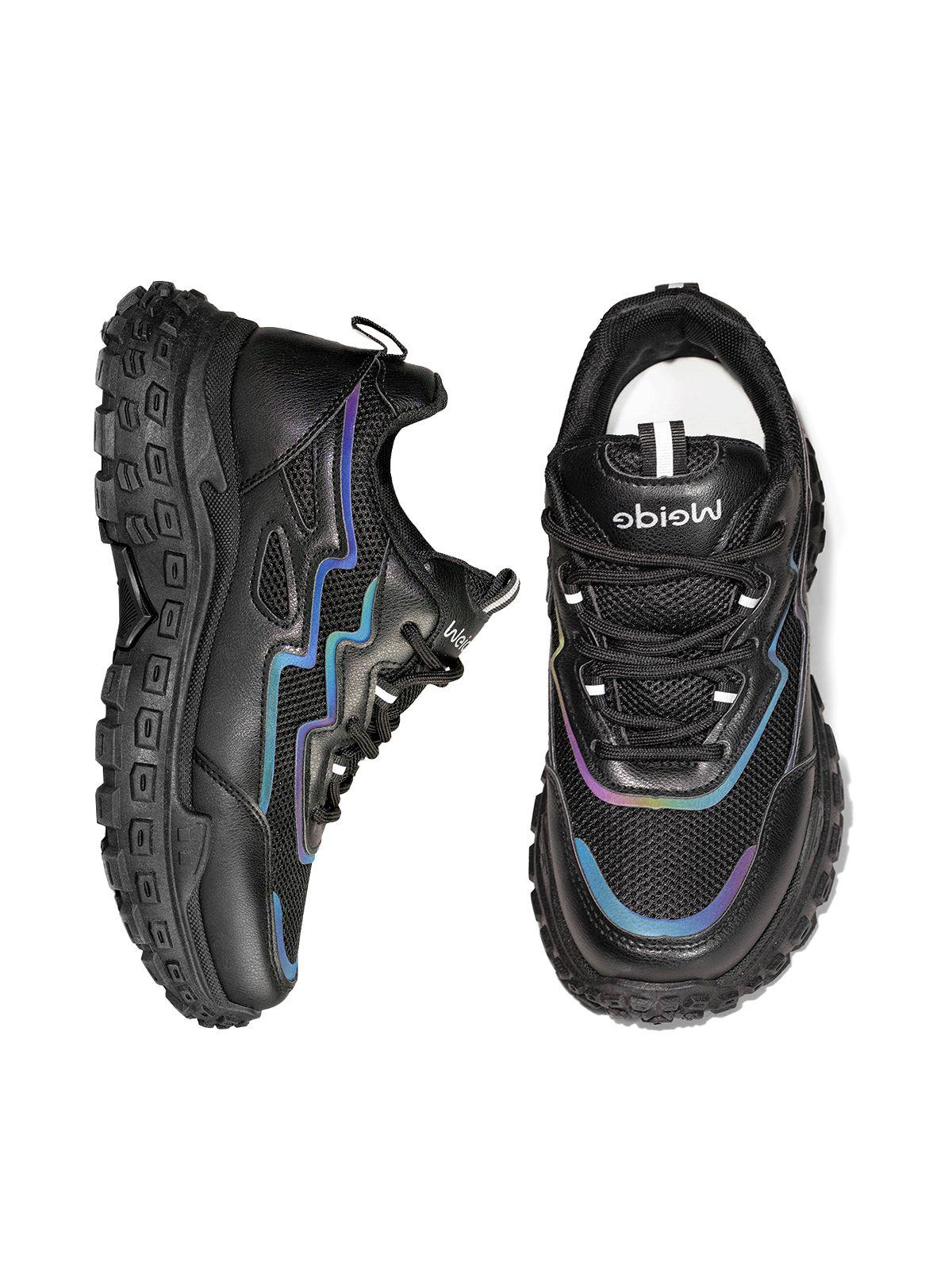 Zapatillas Negro Casual Mujer Weide SL02-5