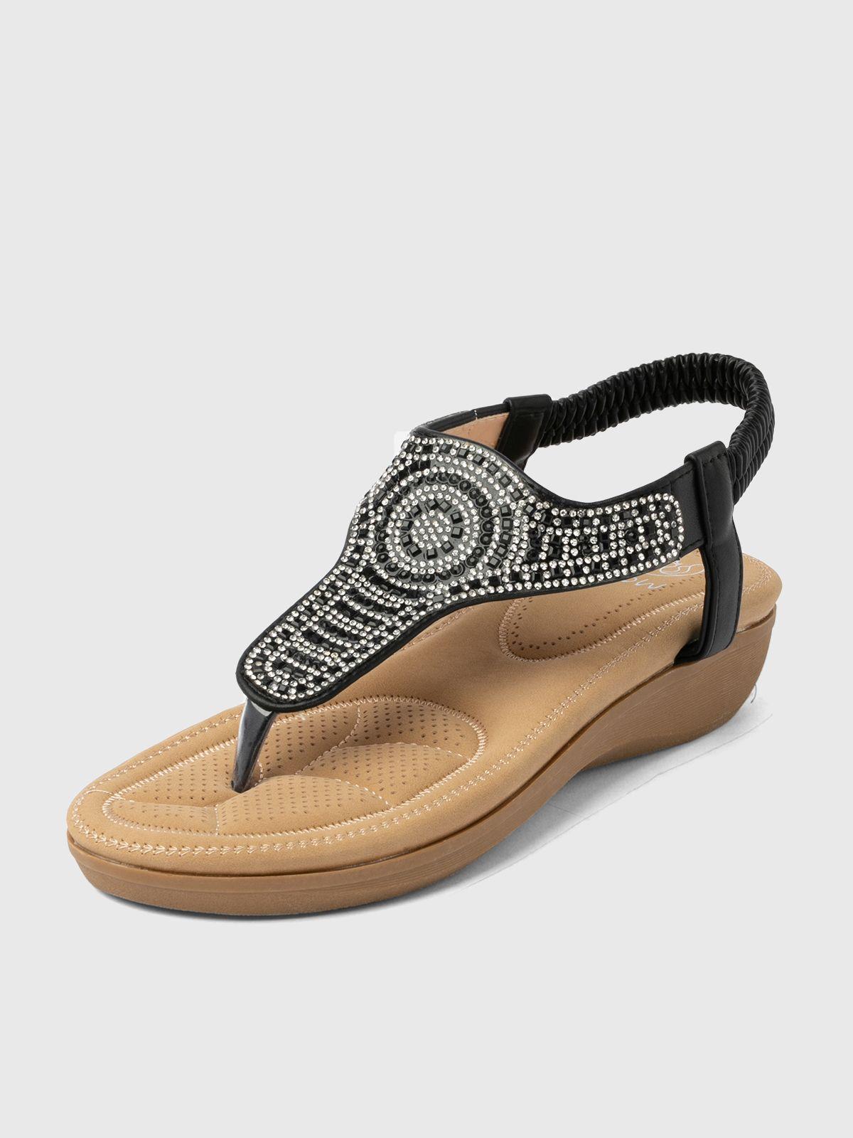 Sandalia Mujer Natacha Negro Weide-0