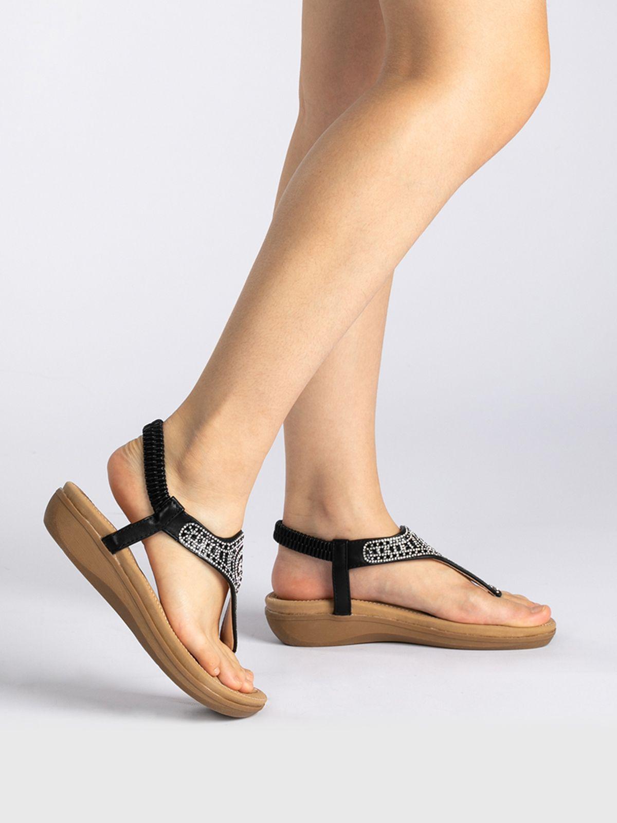 Sandalia Mujer Natacha Negro Weide-1