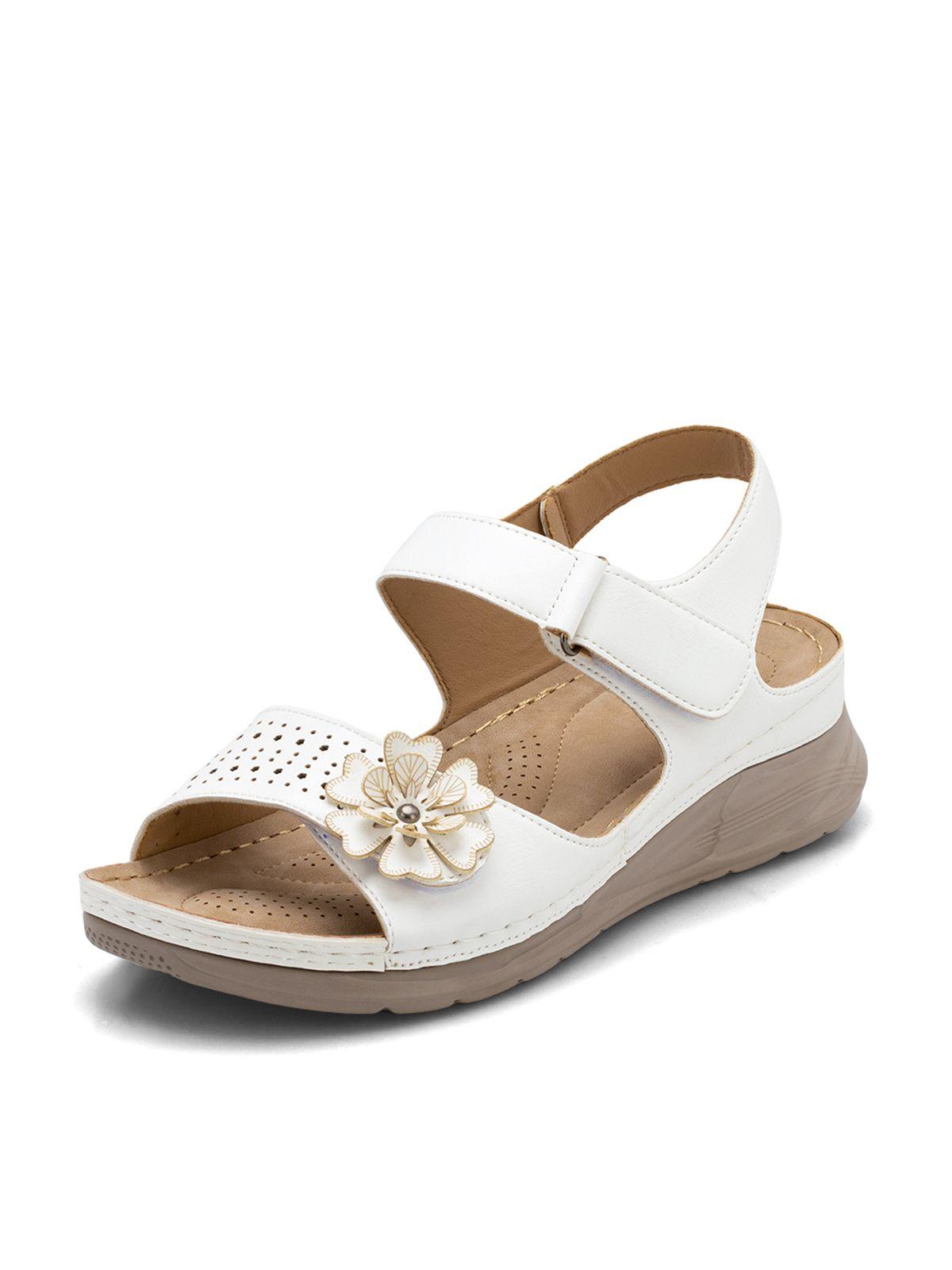 Sandalia Plataforma Blanco Casual JS51 Weide-0