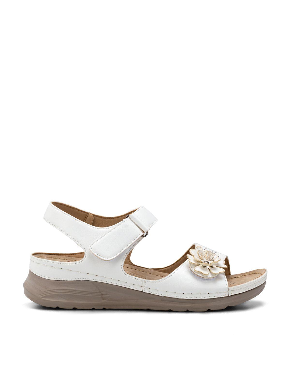 Sandalia Plataforma Blanco Casual JS51 Weide-1