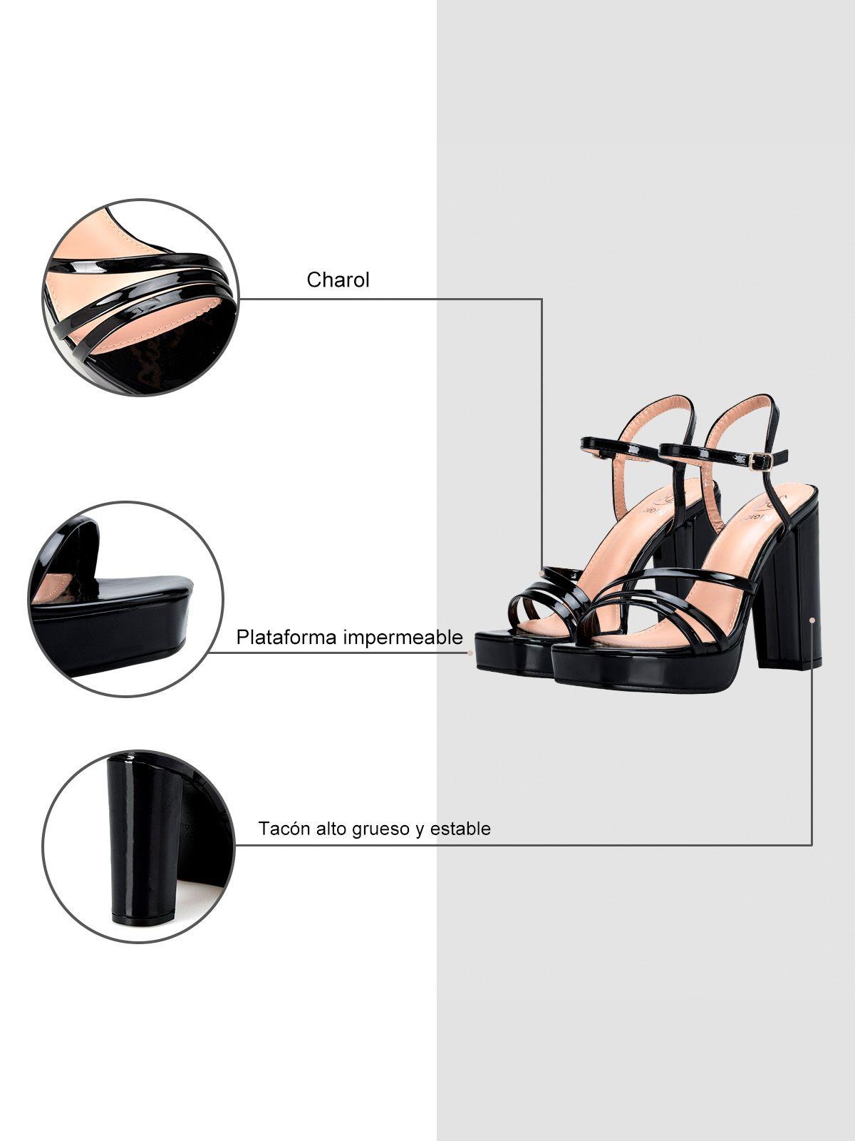 Sandalia Zulema Negro Weide-4