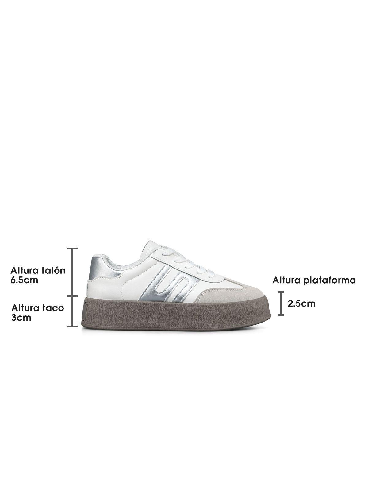 Zapatilla Casual Mujer Urbana Plataforma Confort Weide LT203-6